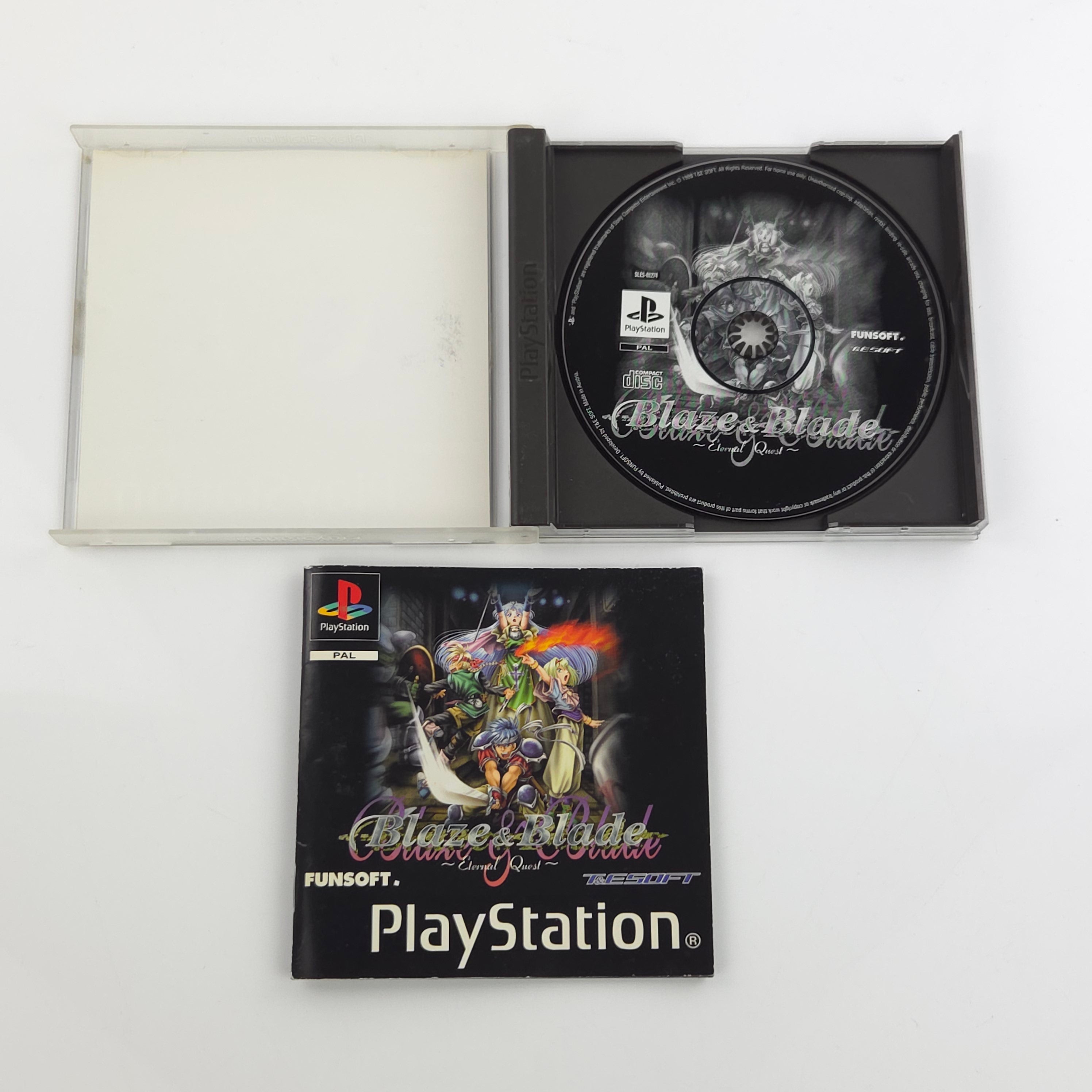 Playstation 1 Spiel – Blaze and Blade Eternal Quest OVP