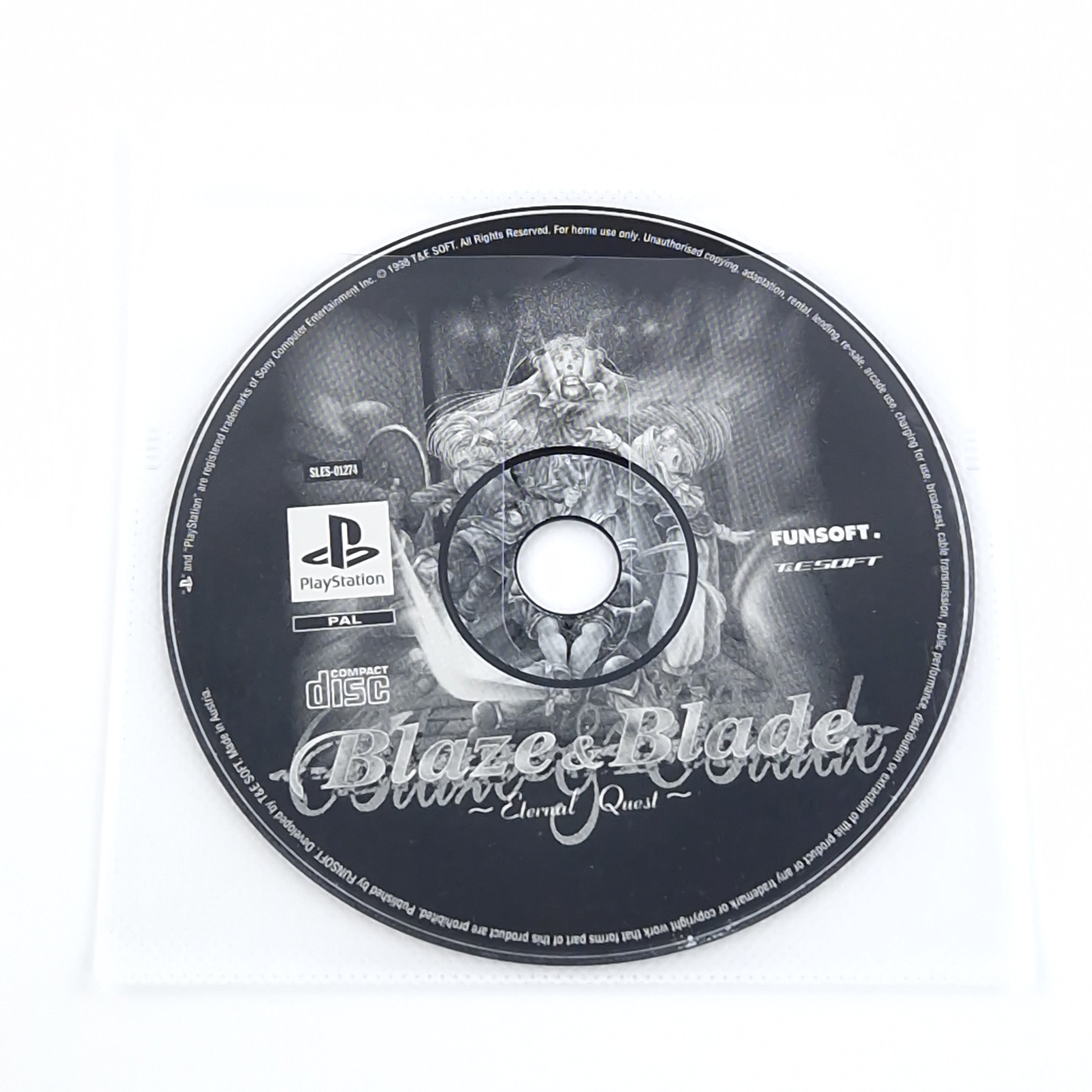 PlayStation 1 Spiel – Blade Eternal Quest (lose PAL)