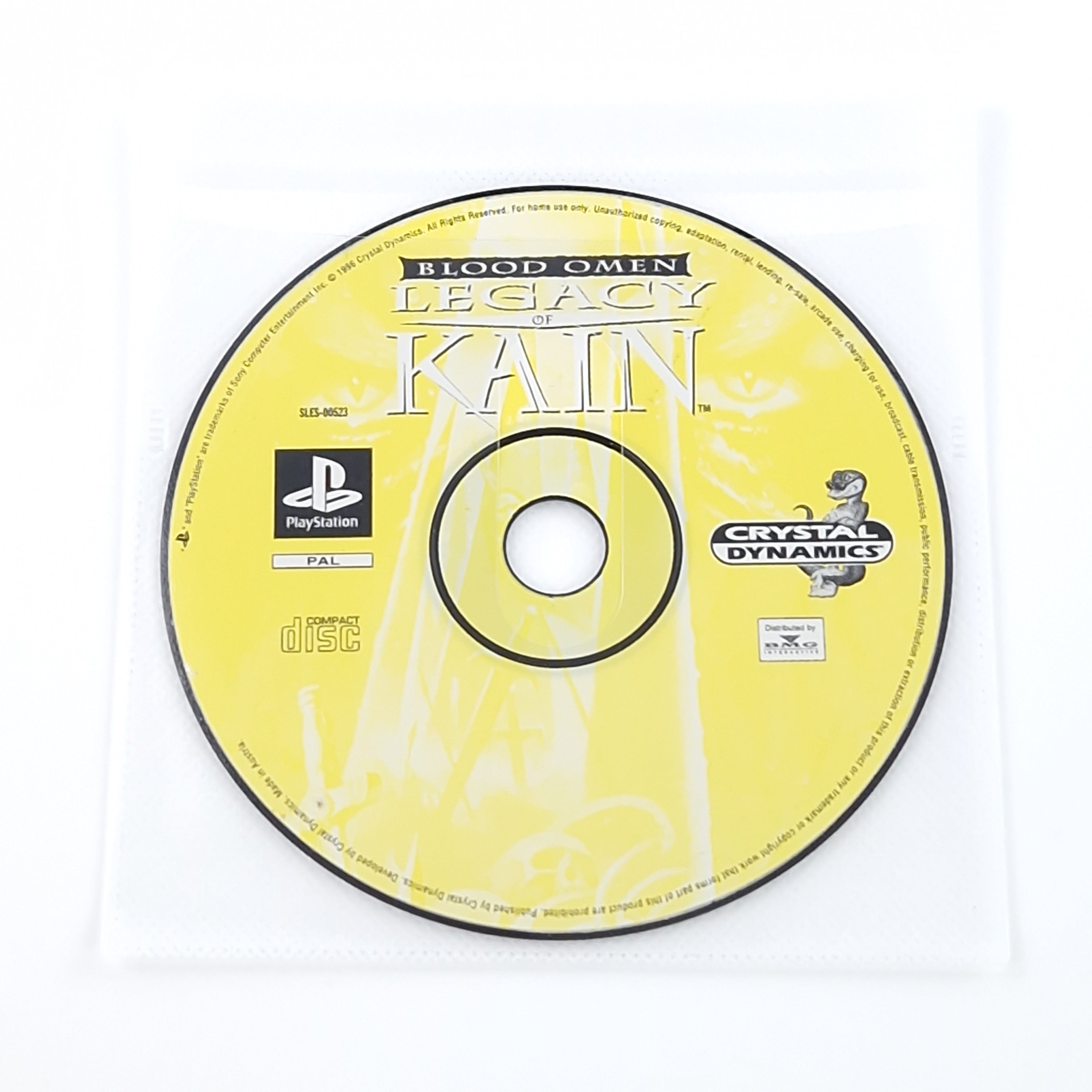 PlayStation 1 Spiel – Blood Omen Legacy of Kain (nur CD)