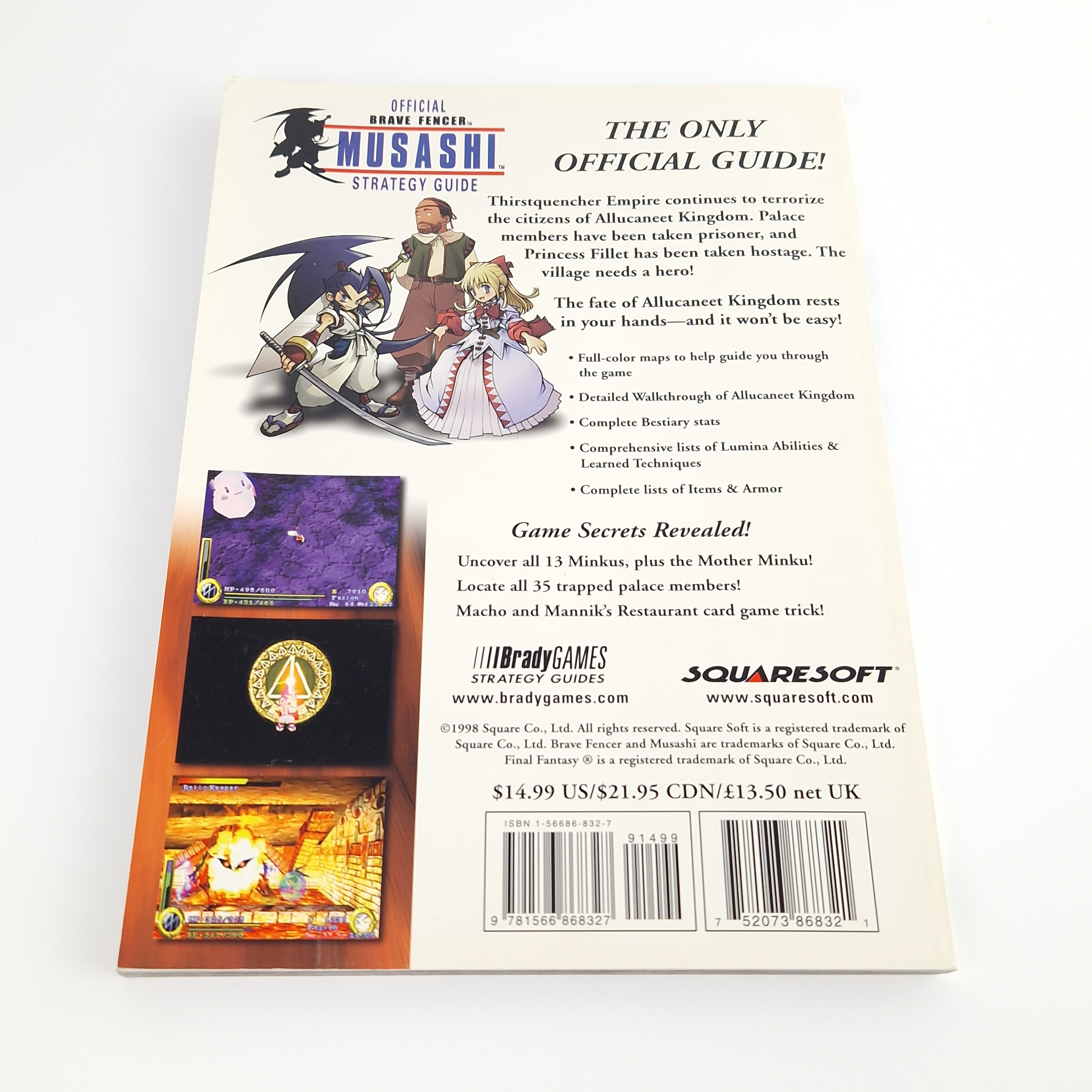 Playstation 1 Spiel – Brave Fencer Musashi + Guide (OVP)