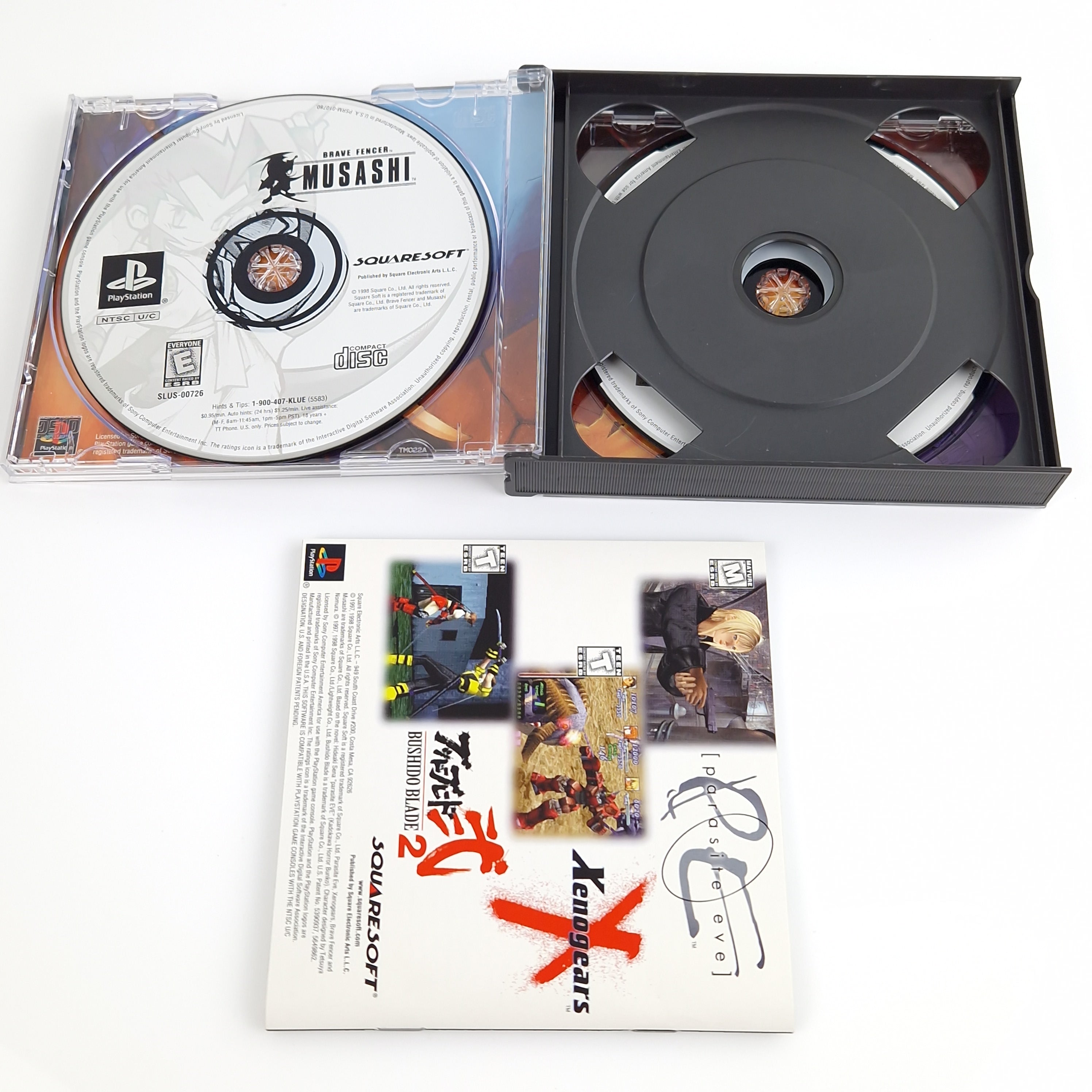 Playstation 1 Spiel – Brave Fencer Musashi + Guide (OVP)