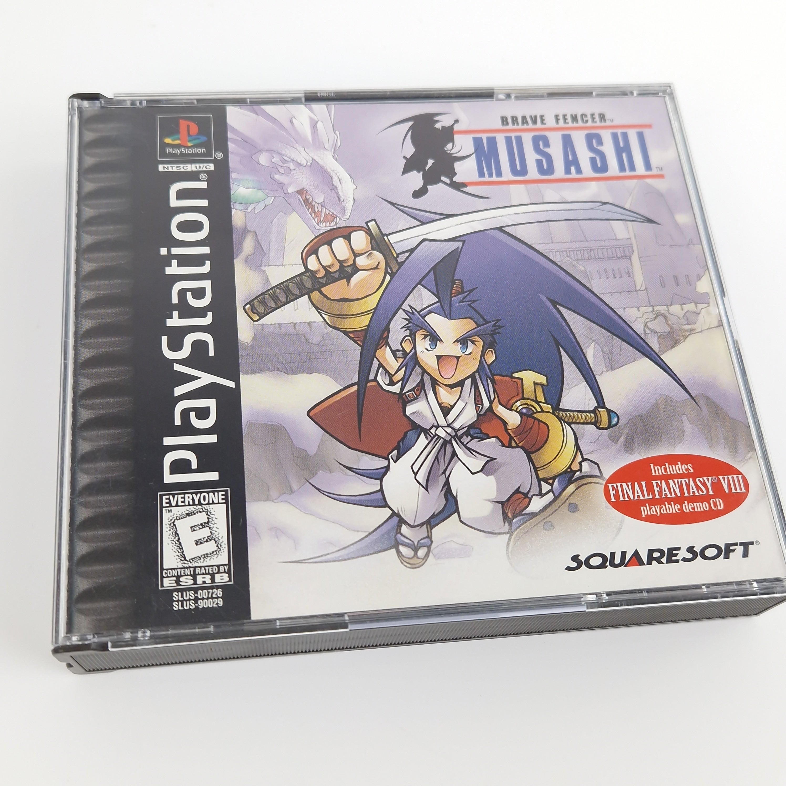 Playstation 1 Spiel – Brave Fencer Musashi USA Case OVP