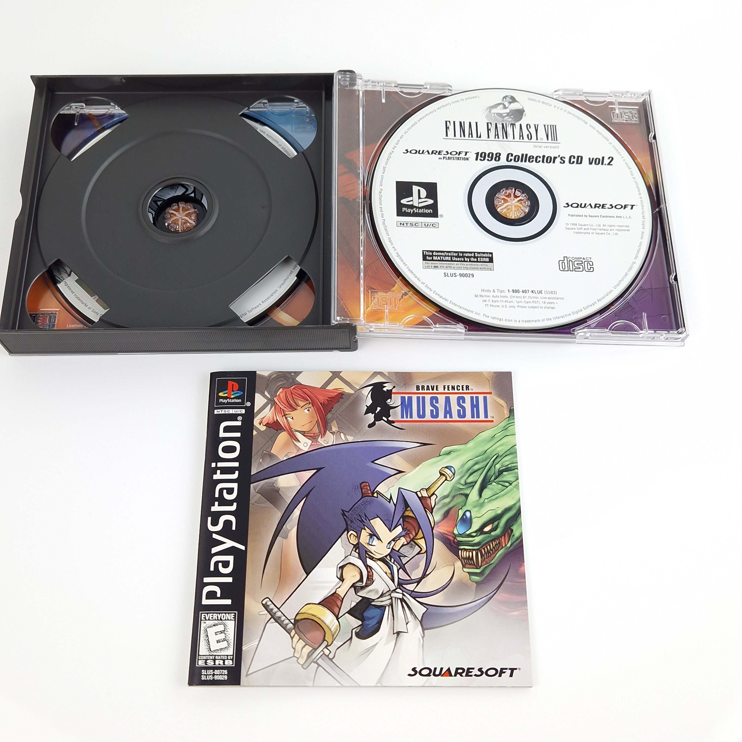 Playstation 1 Spiel – Brave Fencer Musashi USA Case OVP