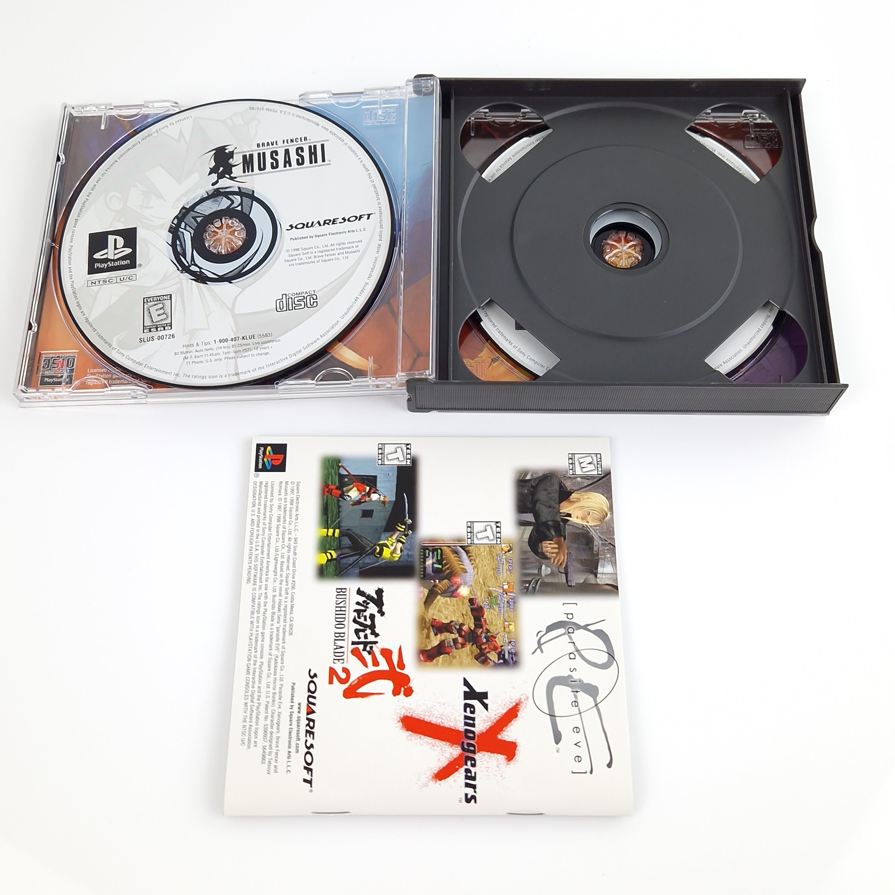 Playstation 1 Spiel – Brave Fencer Musashi USA Case OVP