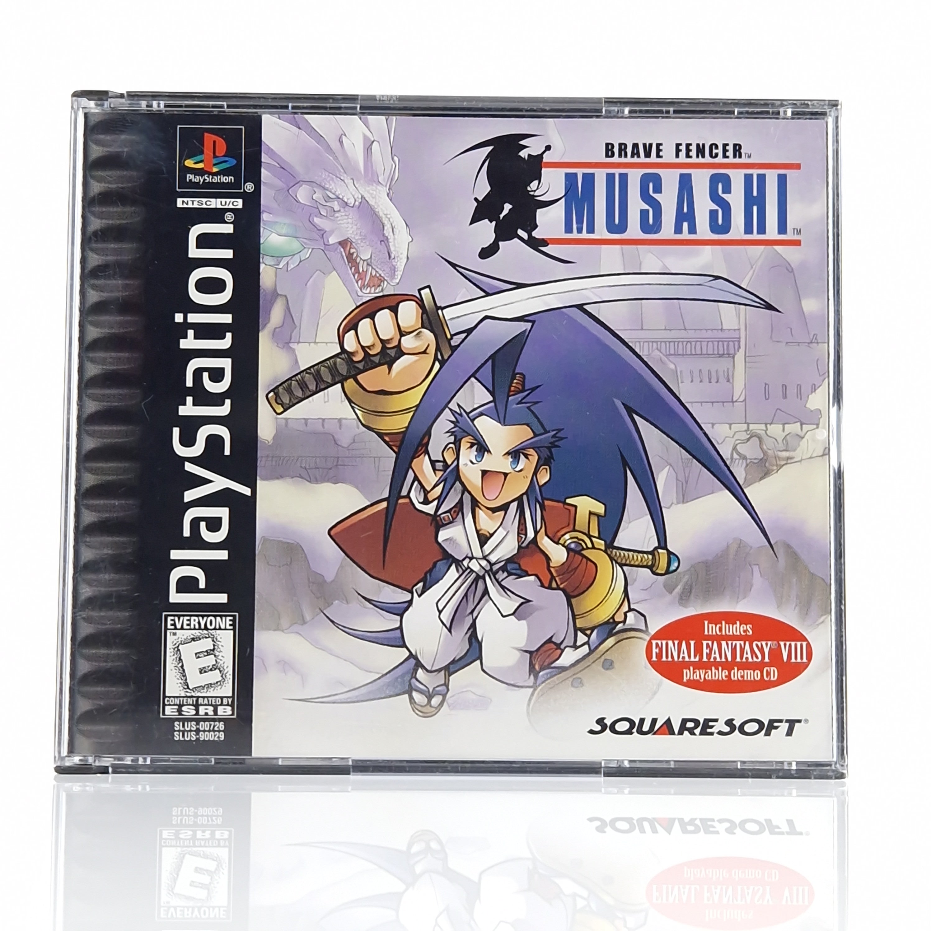 Playstation 1 Spiel – Brave Fencer Musashi USA Case OVP