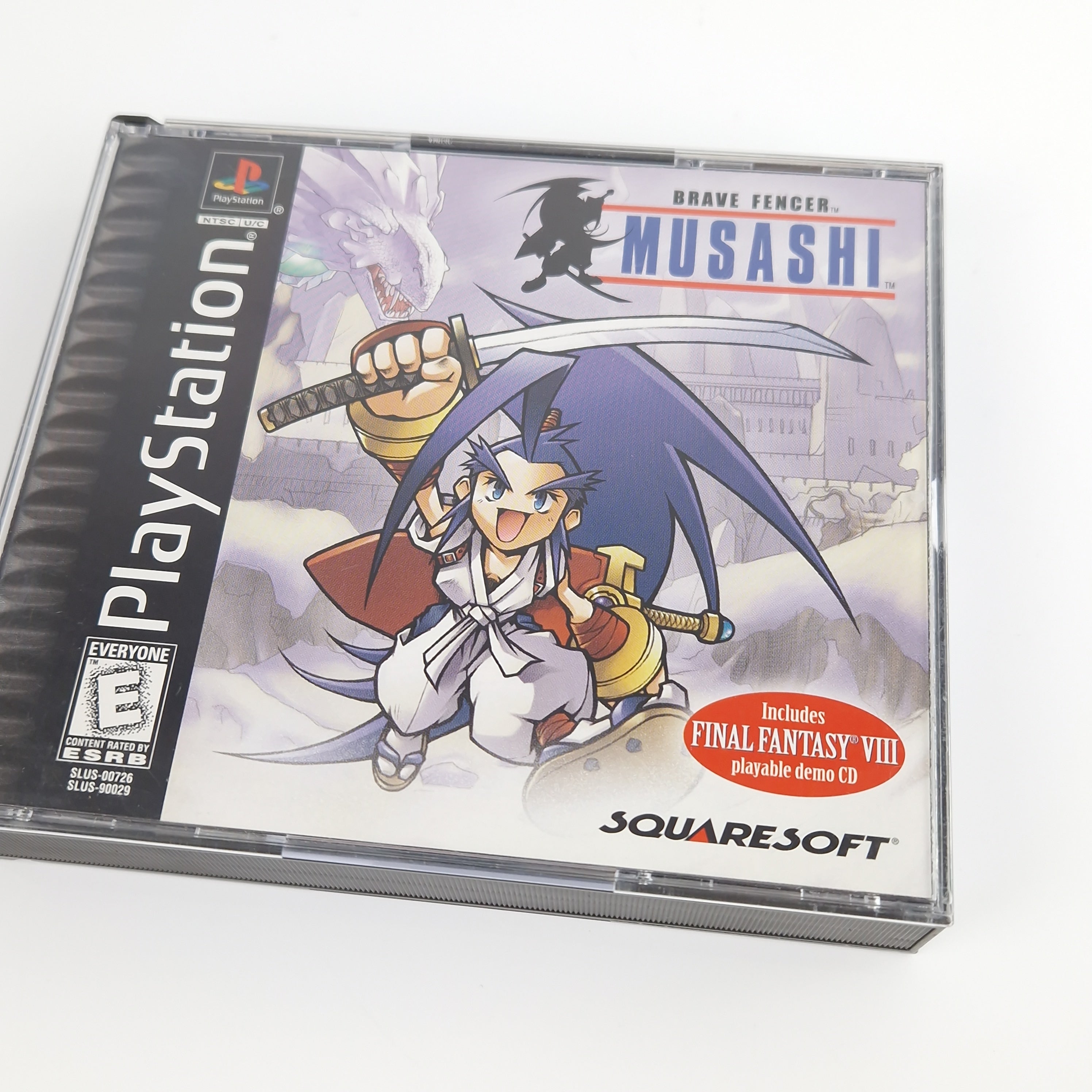 Playstation 1 Spiel – Brave Fencer Musashi USA Case OVP