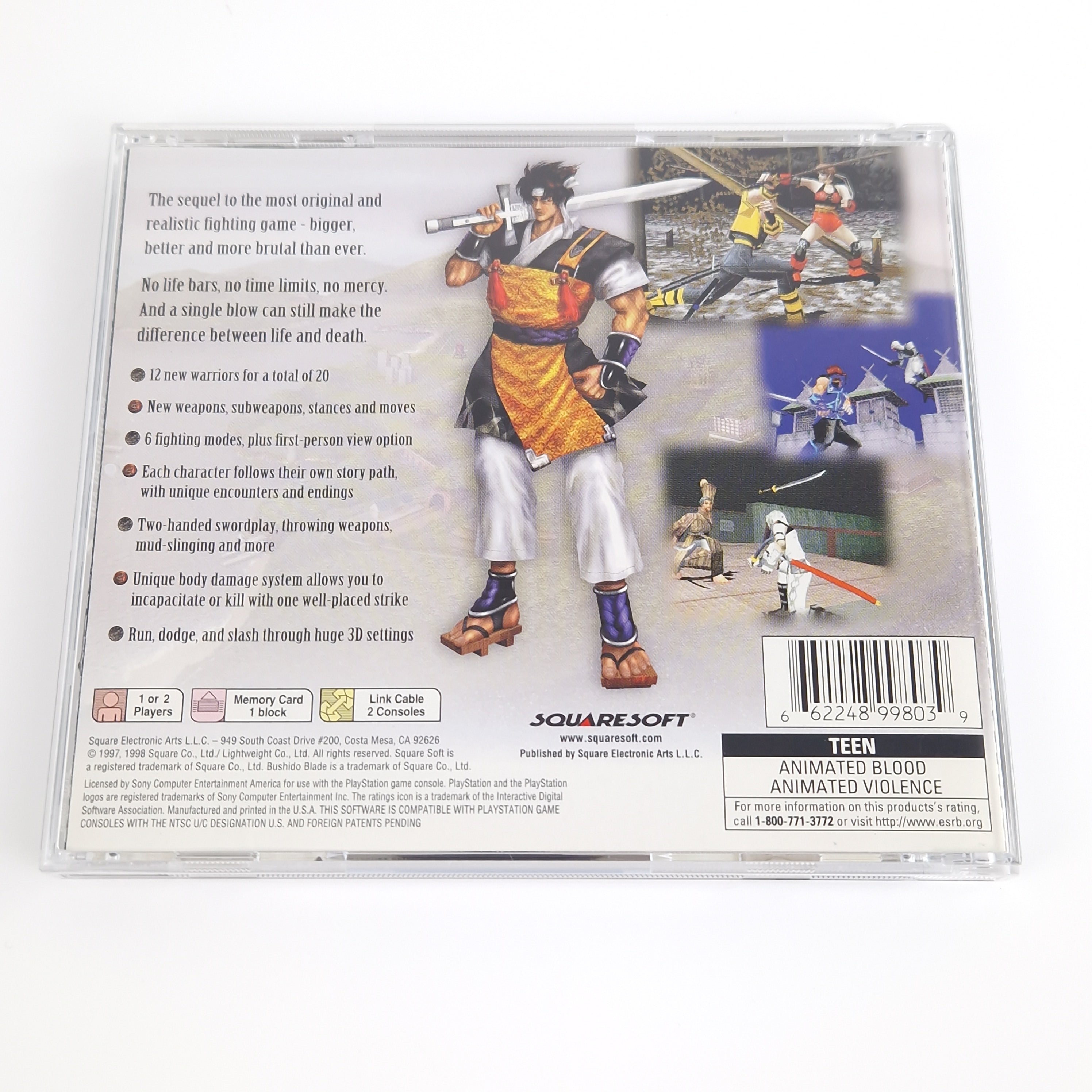 Playstation 1 Spiel – Bushido Blade 2 USA OVP Strategy Guide