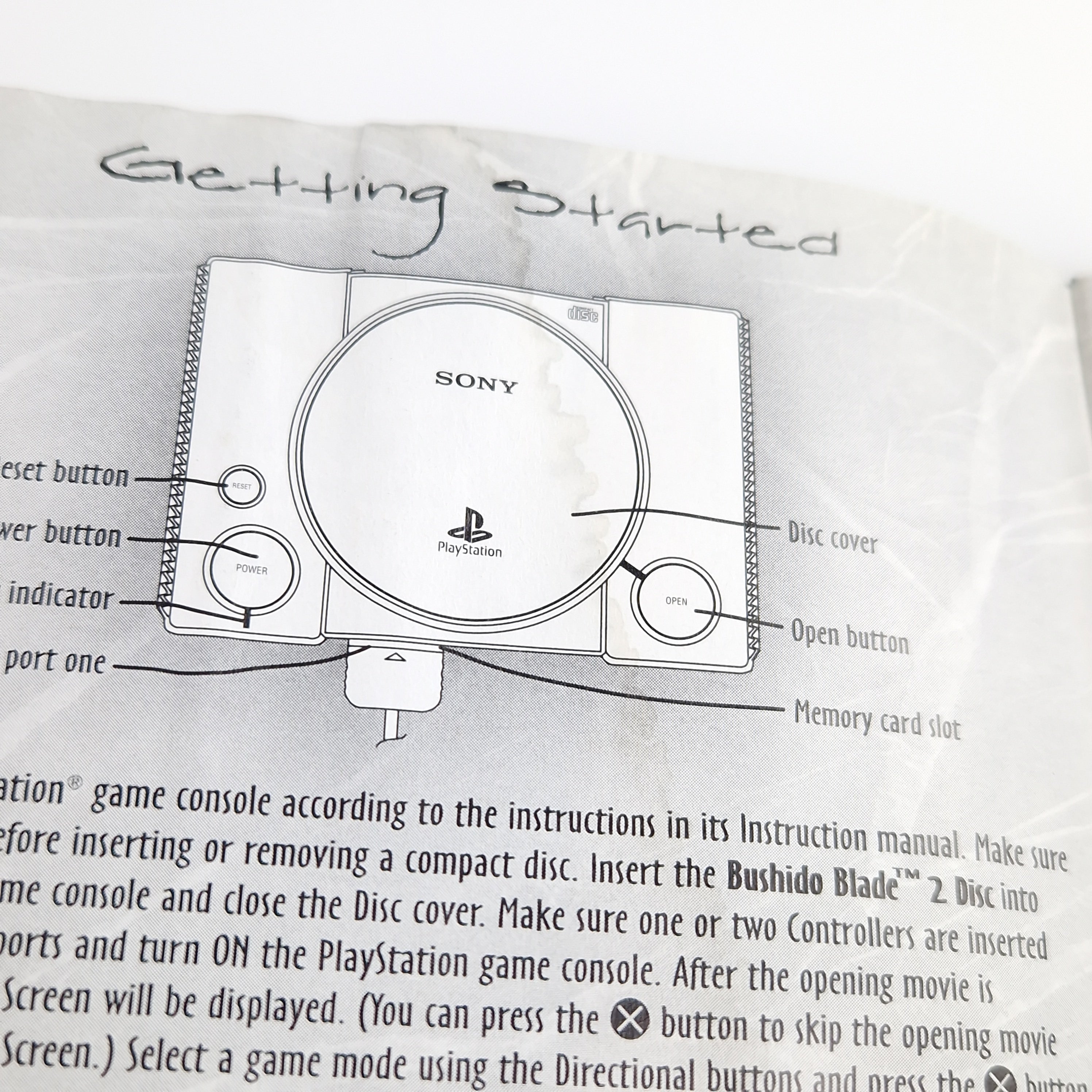 Playstation 1 Spiel – Bushido Blade 2 USA OVP Strategy Guide
