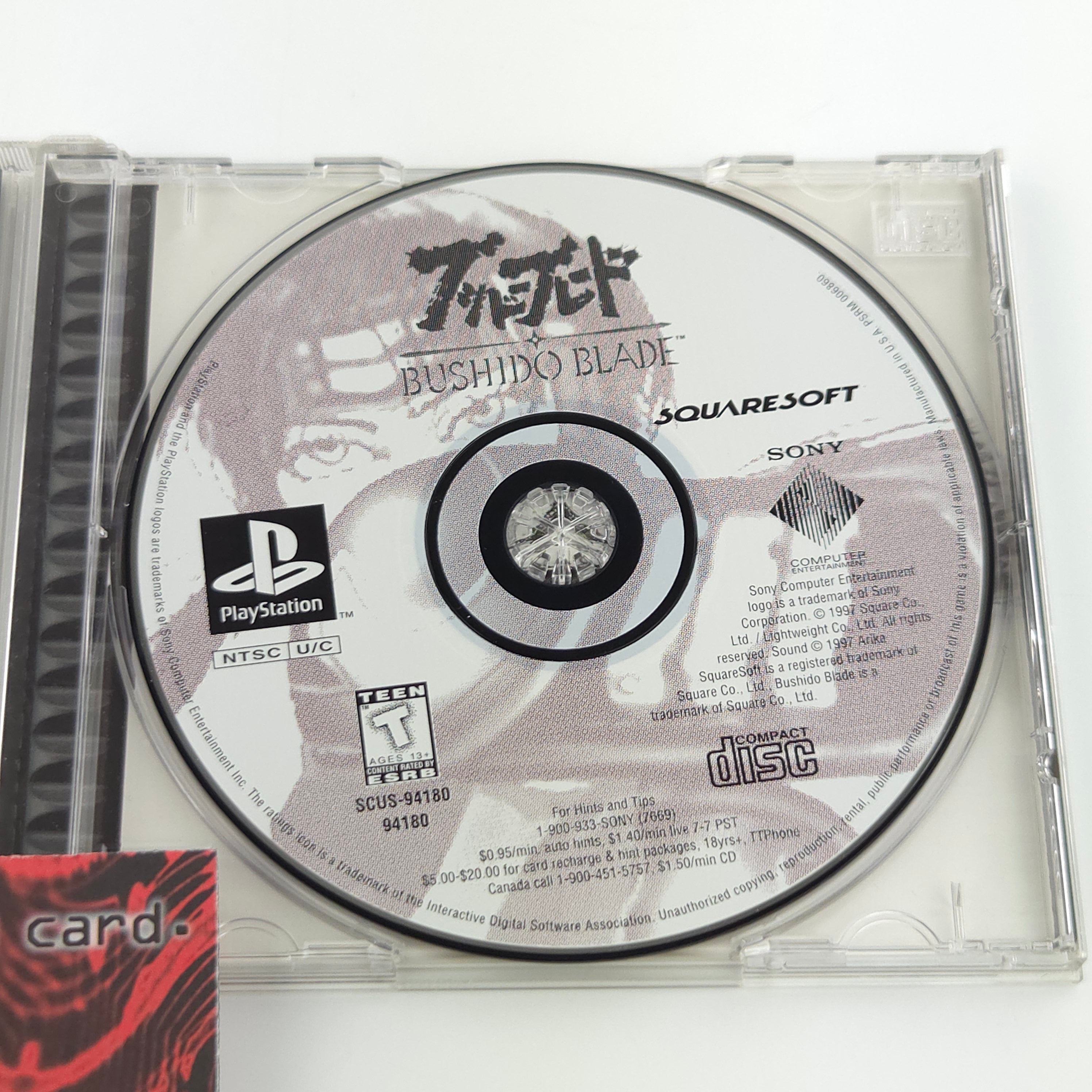 Playstation 1 Spiel – Bushido Blade (NTSC-U/C OVP)