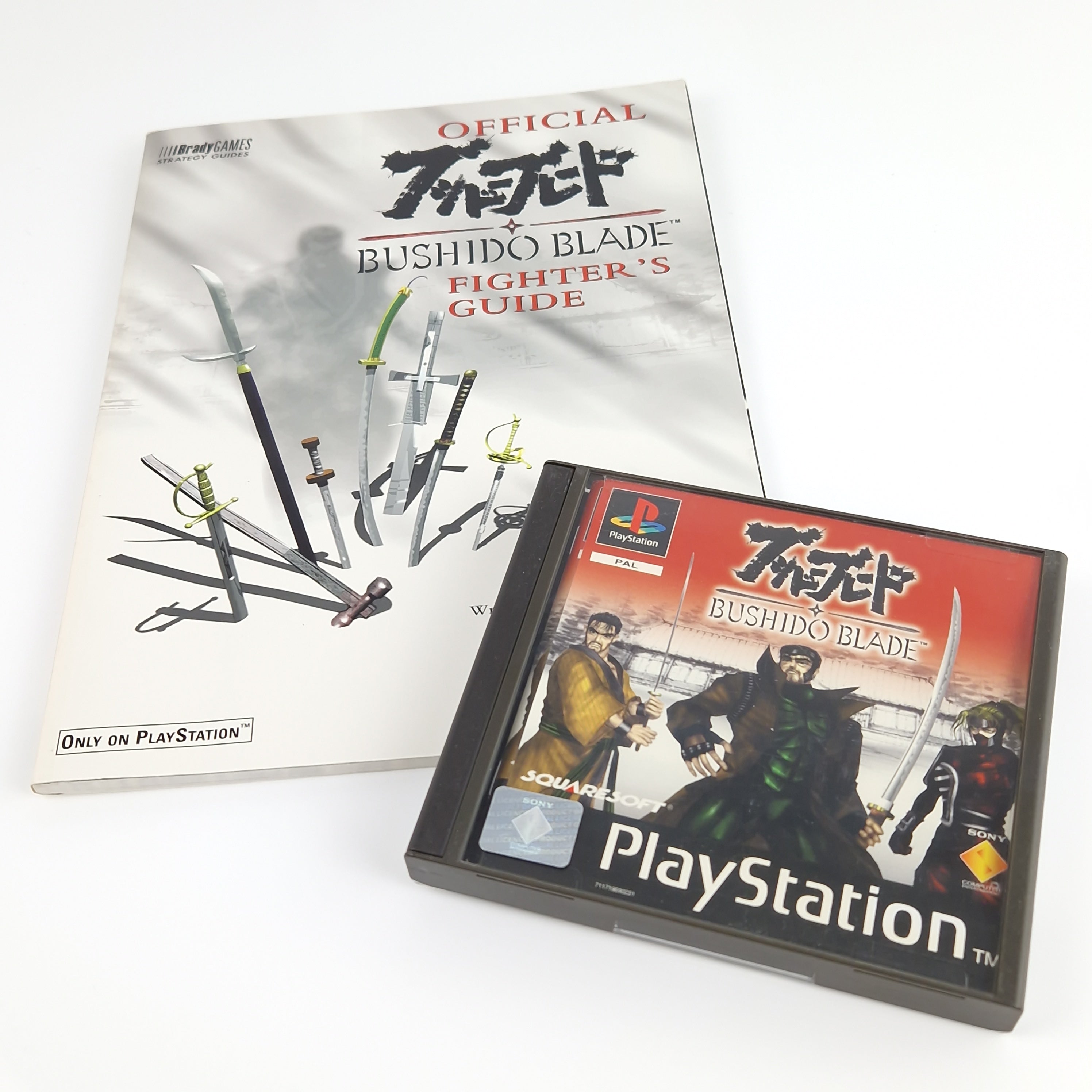 Playstation 1 Spiel – Bushido Blade mit Fighters Guide PS1