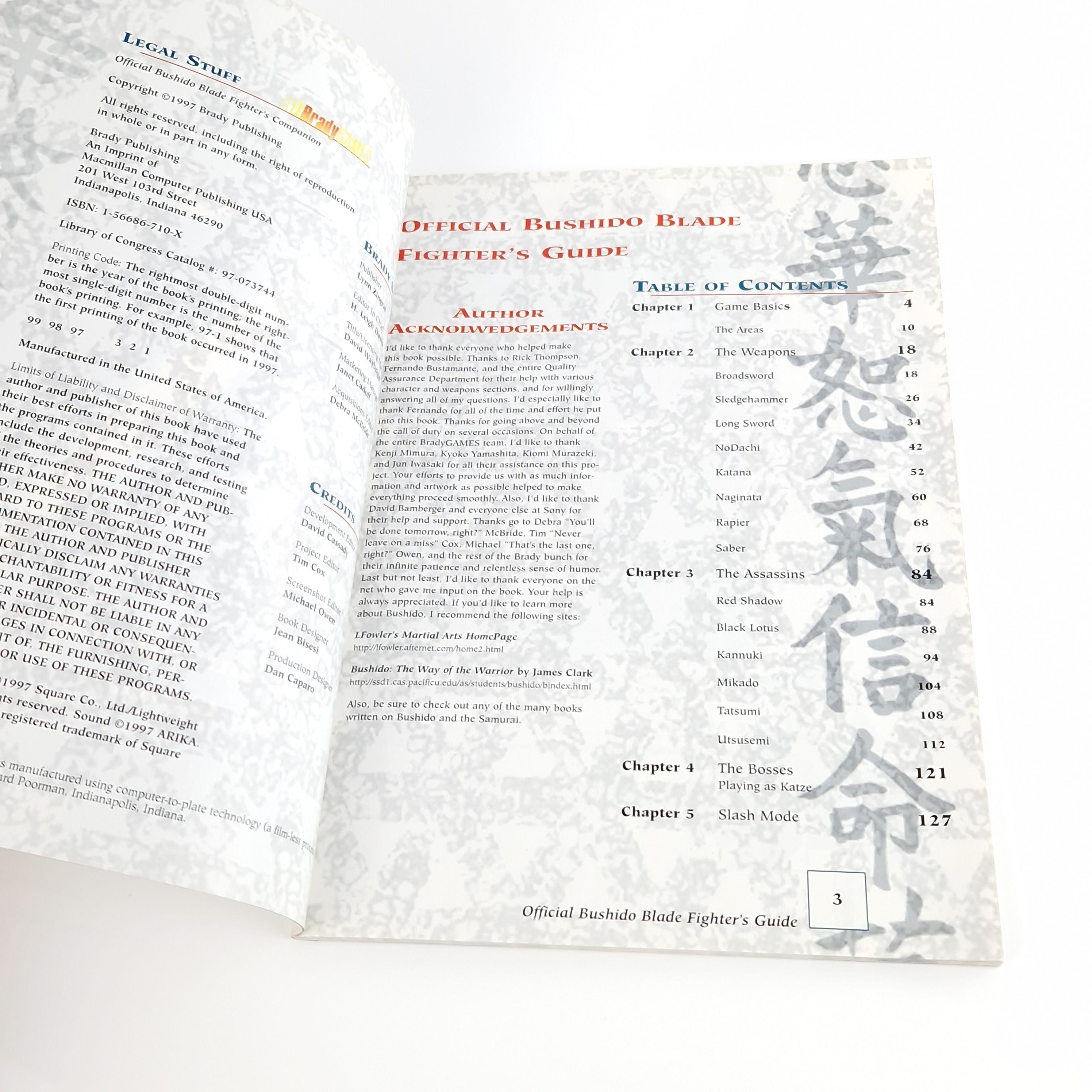 Playstation 1 Spiel – Bushido Blade mit Fighters Guide PS1