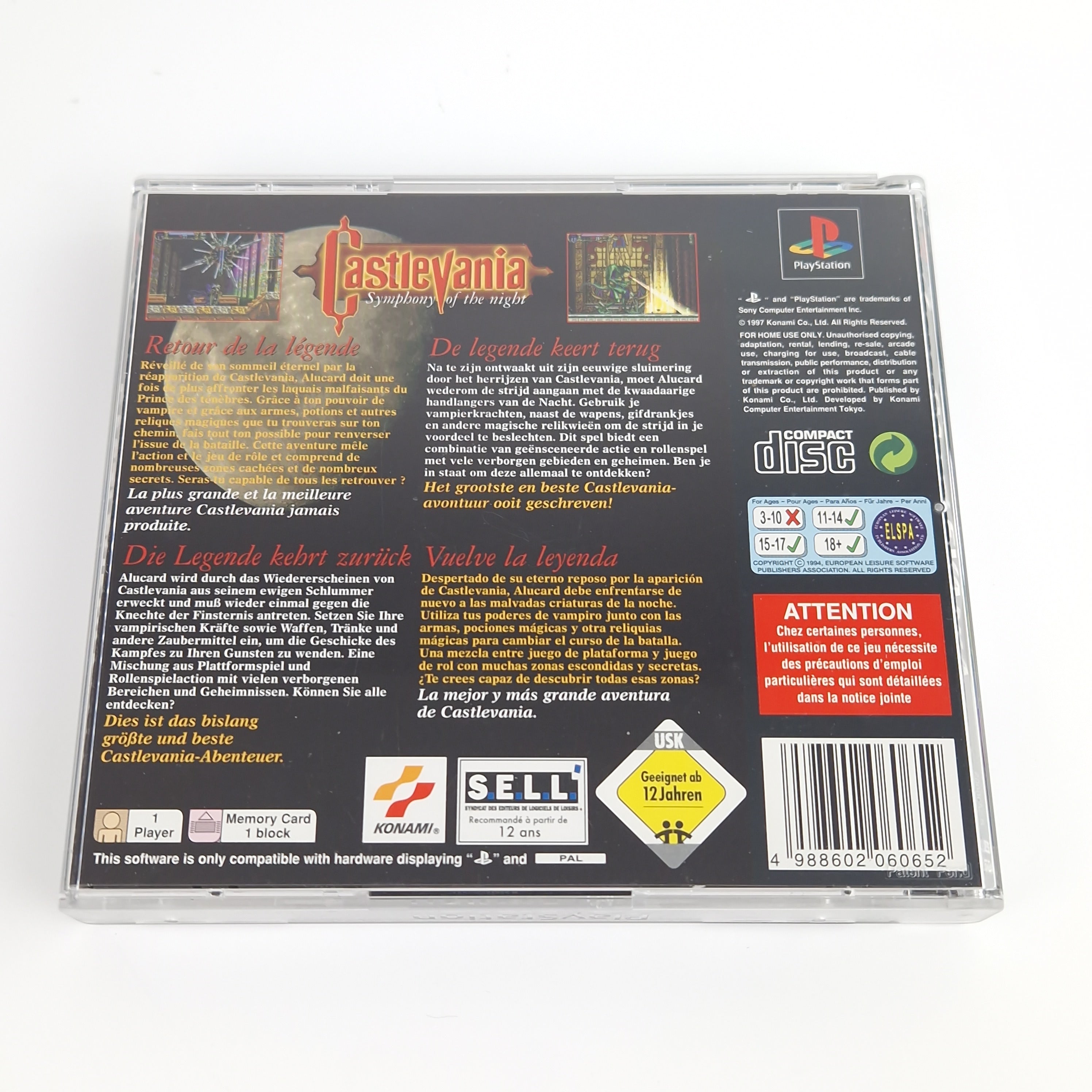 Playstation 1 Spiel – Castlevania Symphony of the Night Guide
