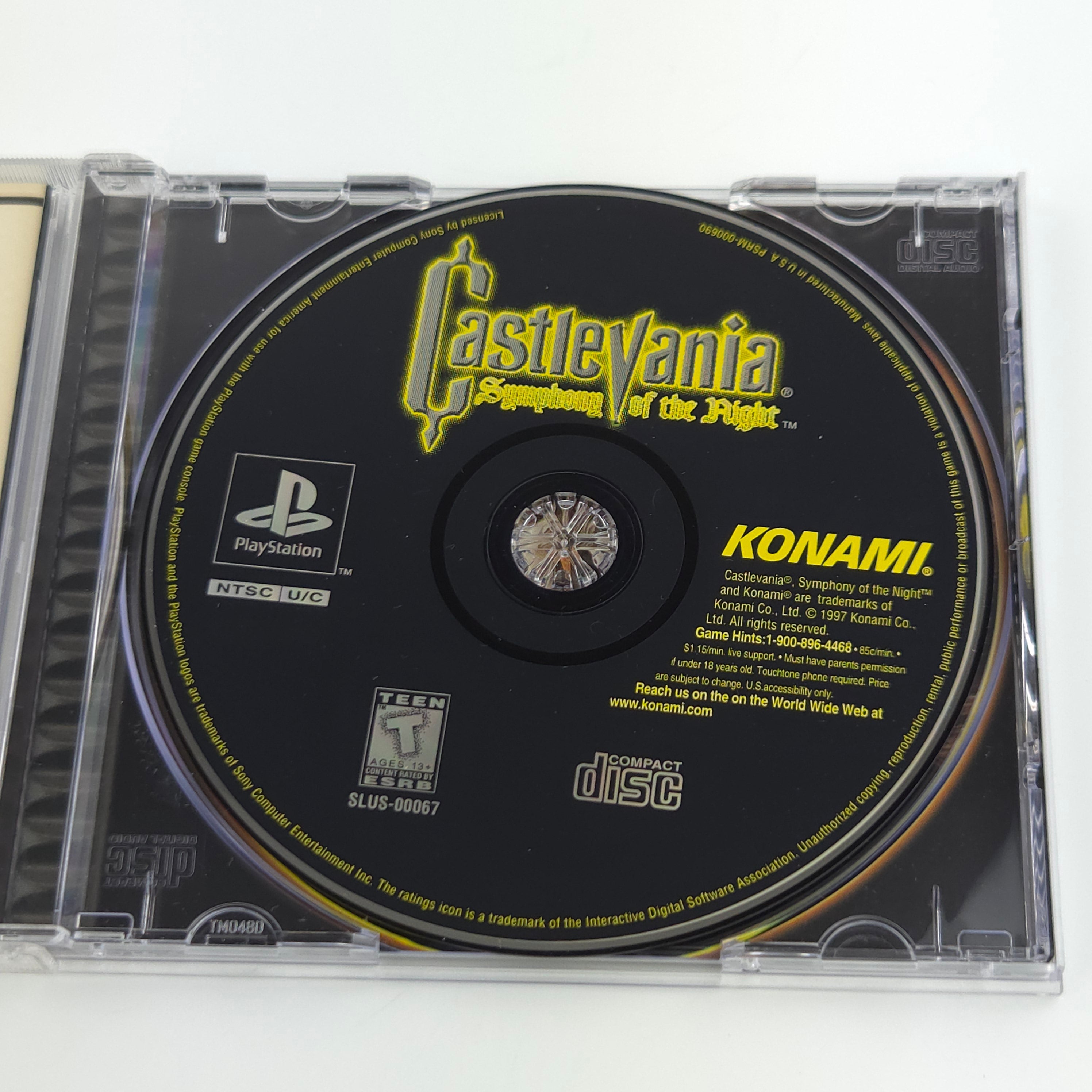 Playstation 1 Spiel – Castlevania Symphony of the Night