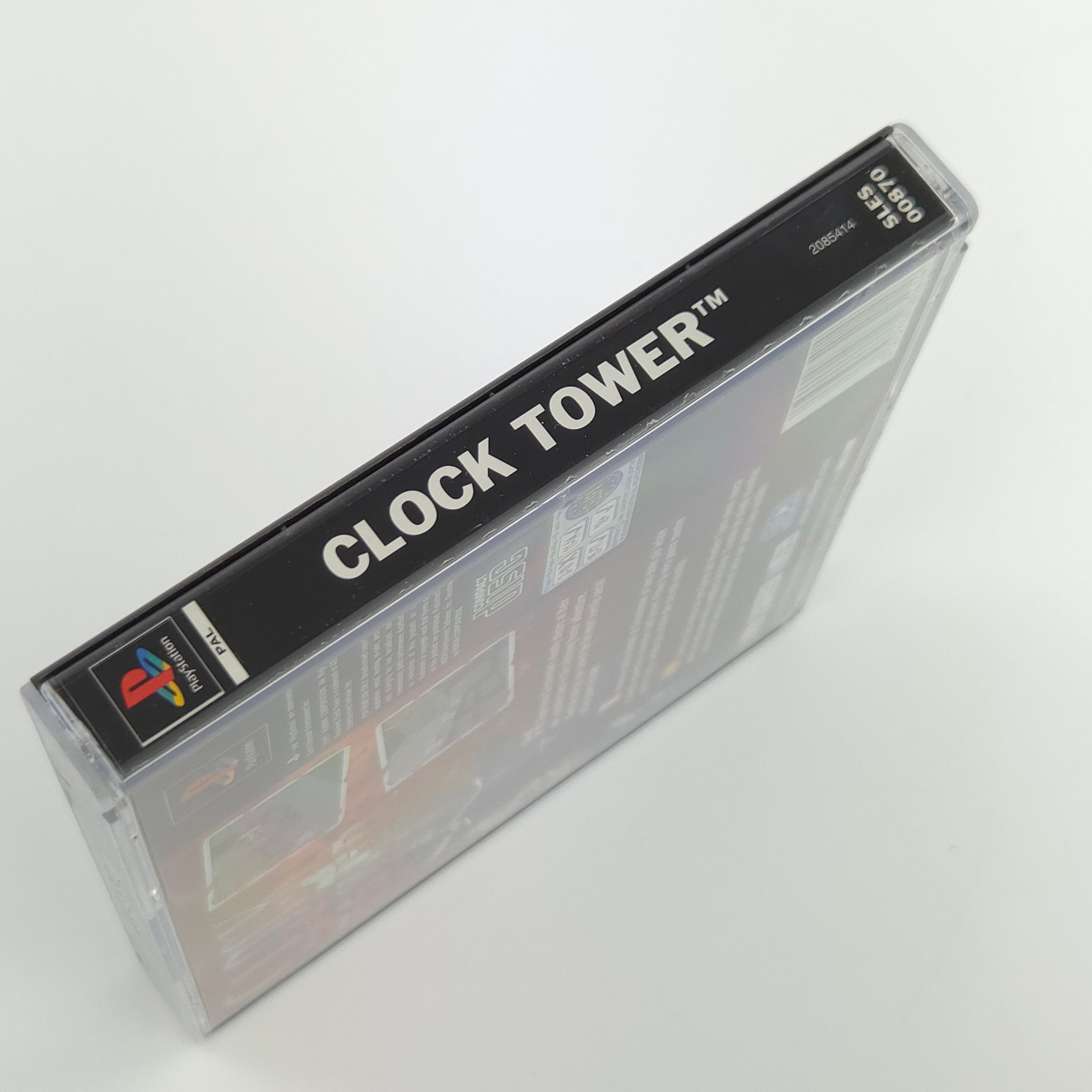 Playstation 1 Spiel – Clock Tower OVP Anleitung UK Version
