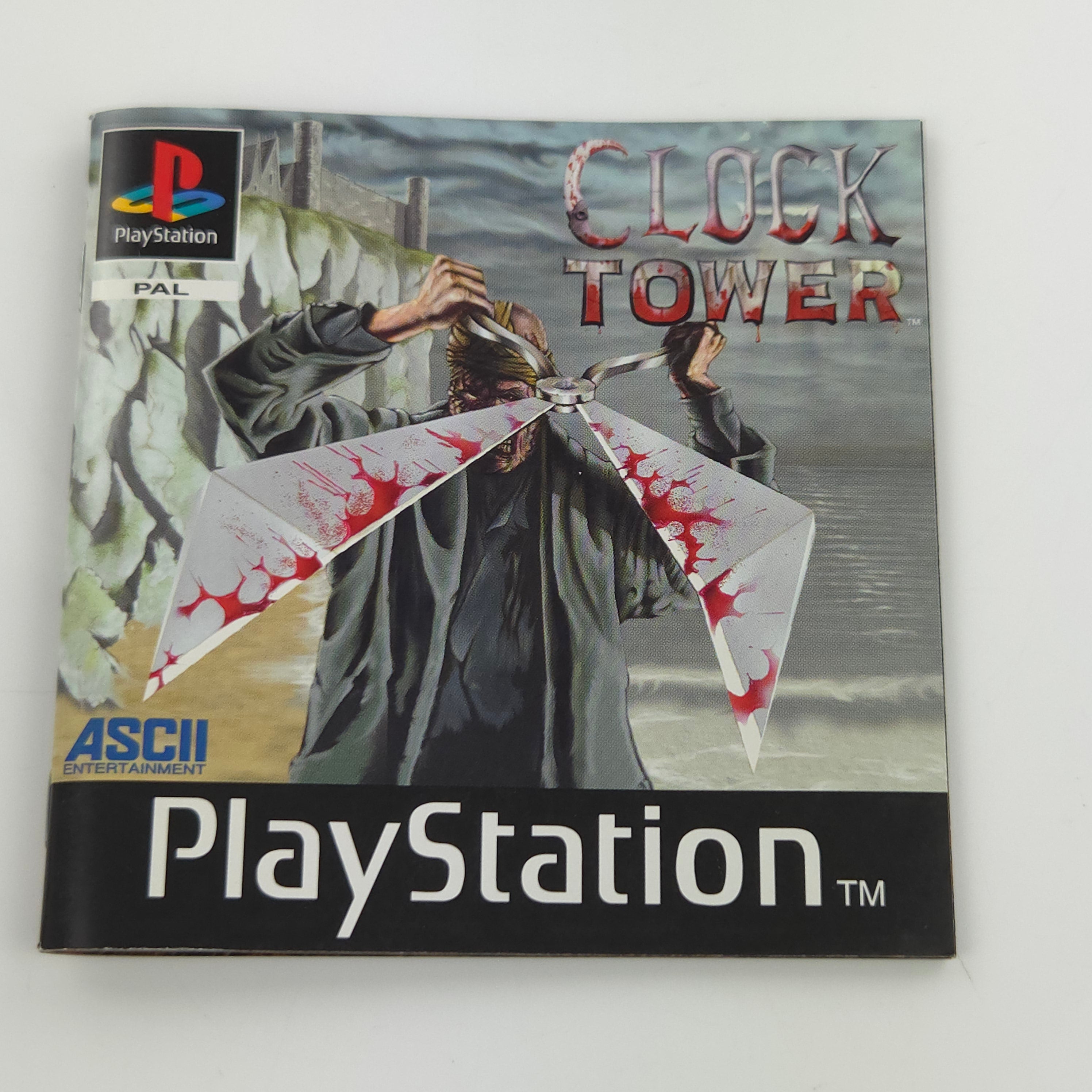 Playstation 1 Spiel – Clock Tower OVP Anleitung UK Version