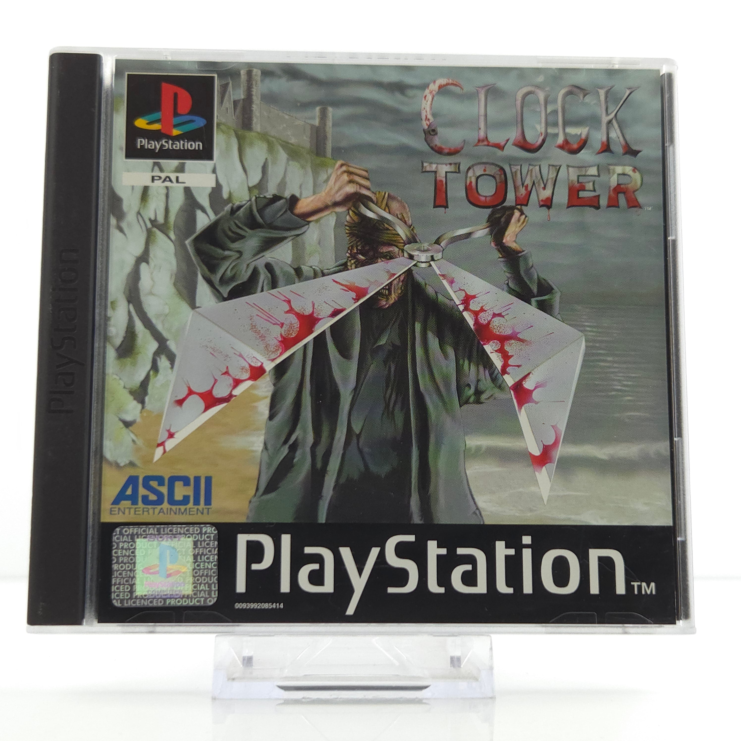 Playstation 1 Spiel – Clock Tower OVP Anleitung UK Version