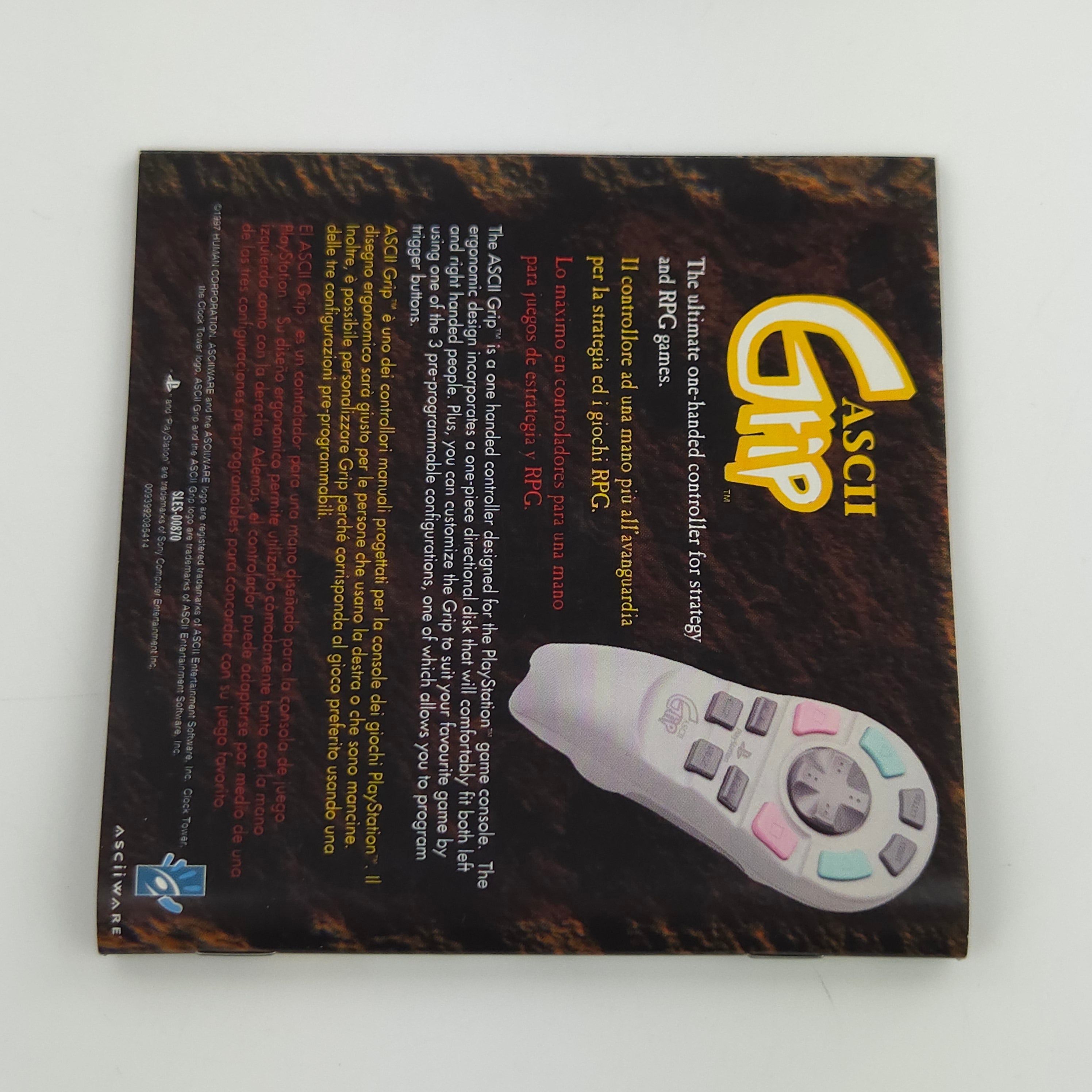 Playstation 1 Spiel – Clock Tower OVP Anleitung UK Version