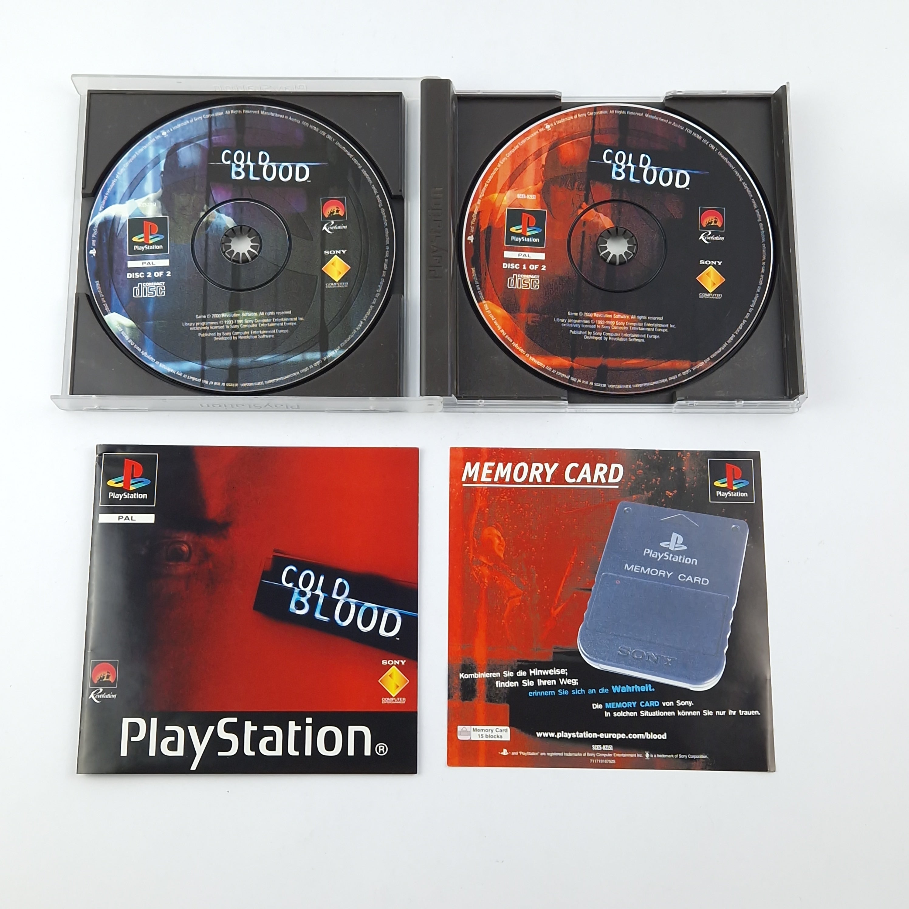 Playstation 1 Spiel – Cold Blood OVP Anleitung PAL