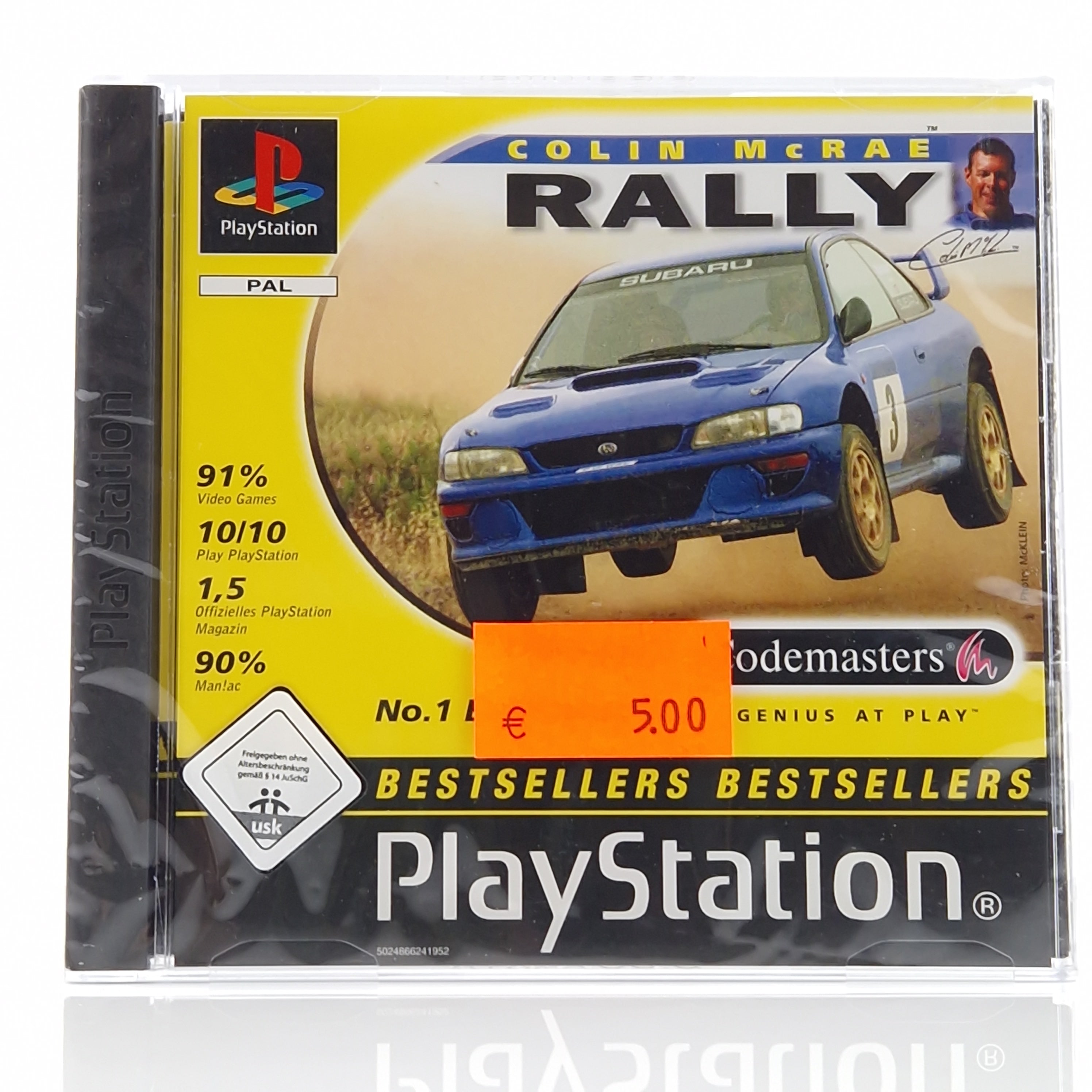 PlayStation 1 Spiel – Colin Mc Rally (OVP Resealed)