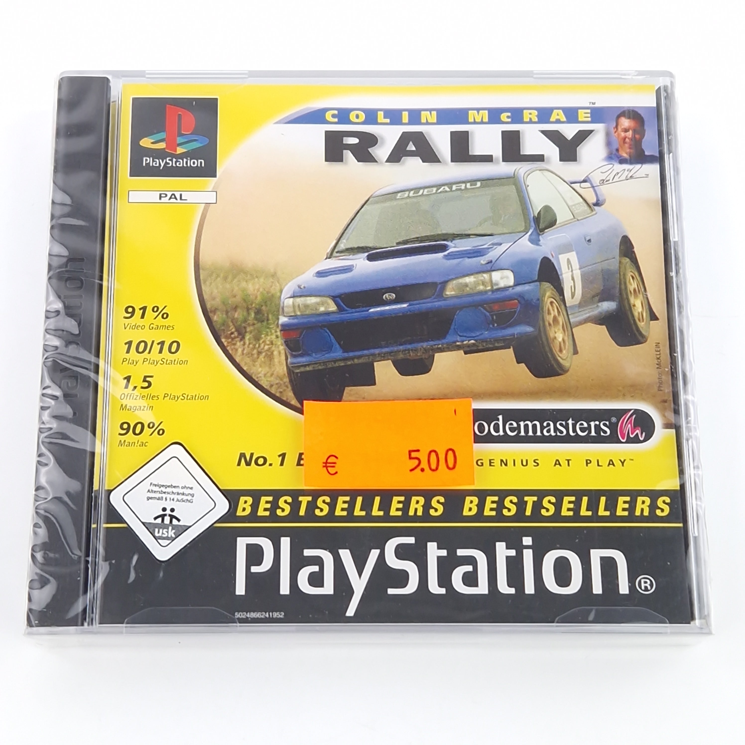 PlayStation 1 Spiel – Colin Mc Rally (OVP Resealed)