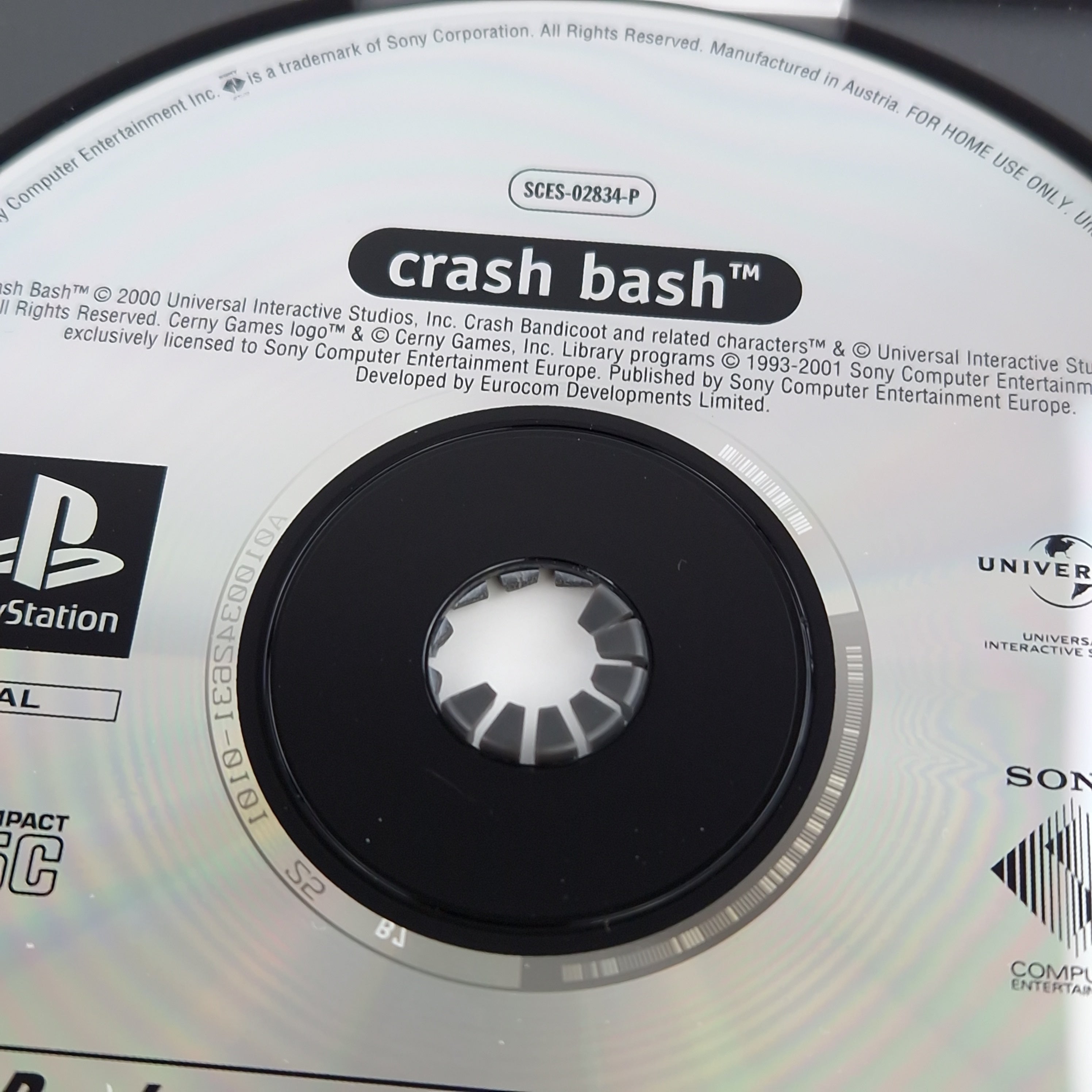 Playstation 1 Spiel – Crash Bash Platinum OVP PS1