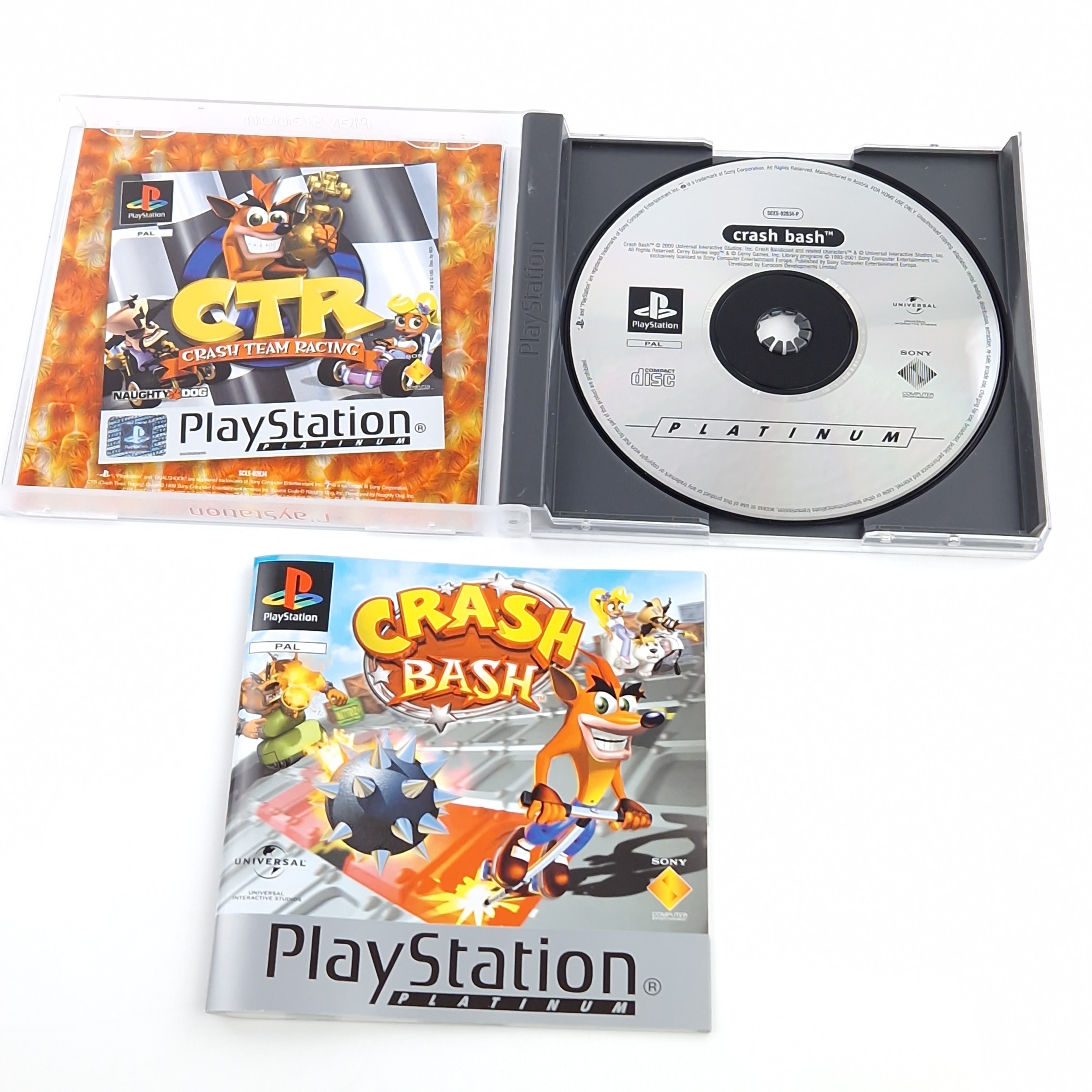 Playstation 1 Spiel – Crash Bash Platinum OVP PS1