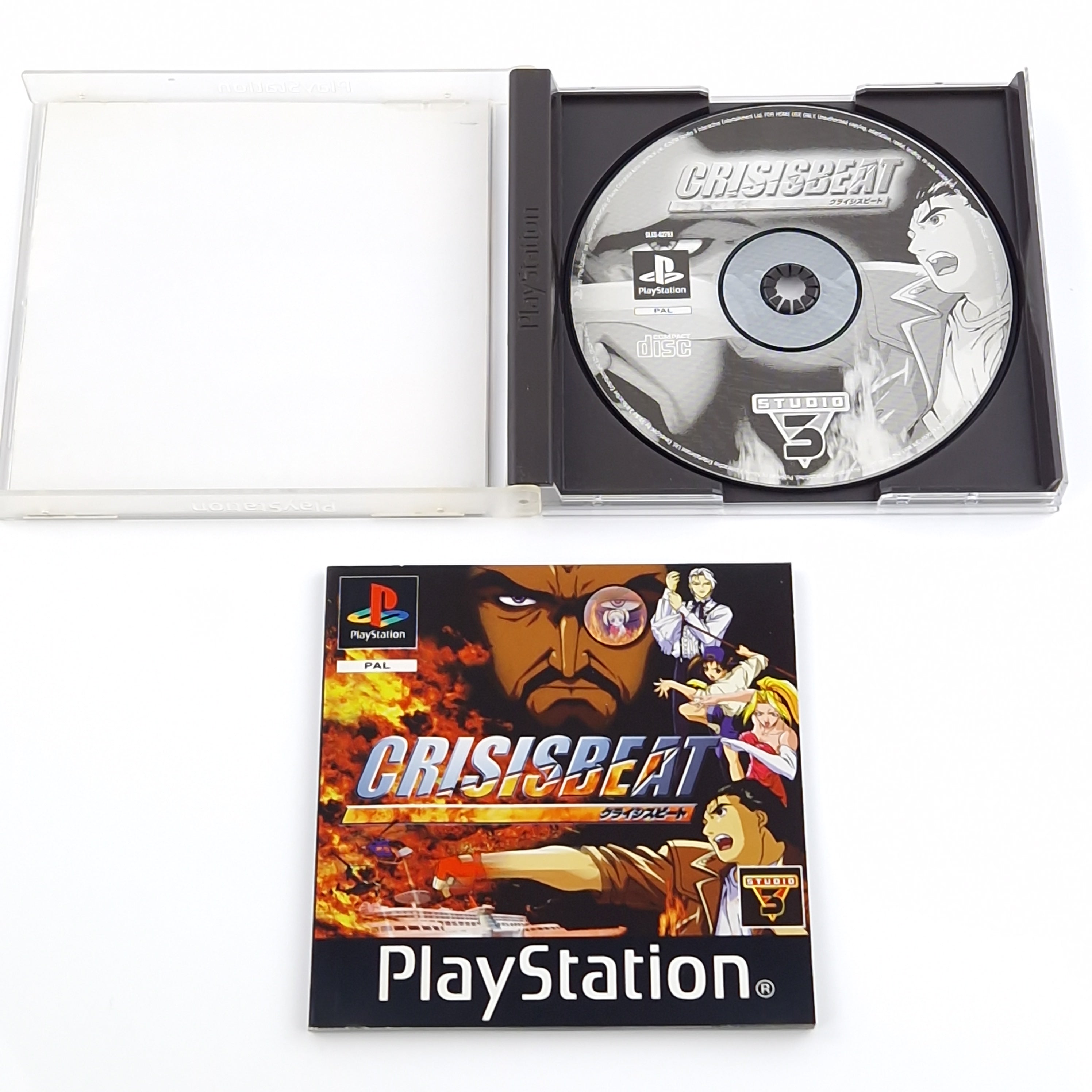 Playstation 1 Spiel – Crisis Beat (PS1 OVP PAL)
