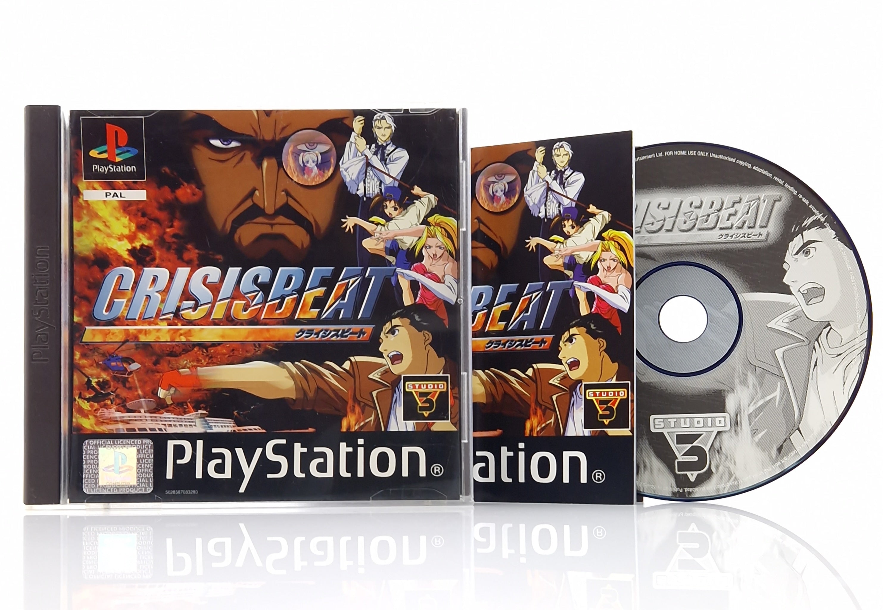 Playstation 1 Spiel – Crisis Beat (PS1 OVP PAL)