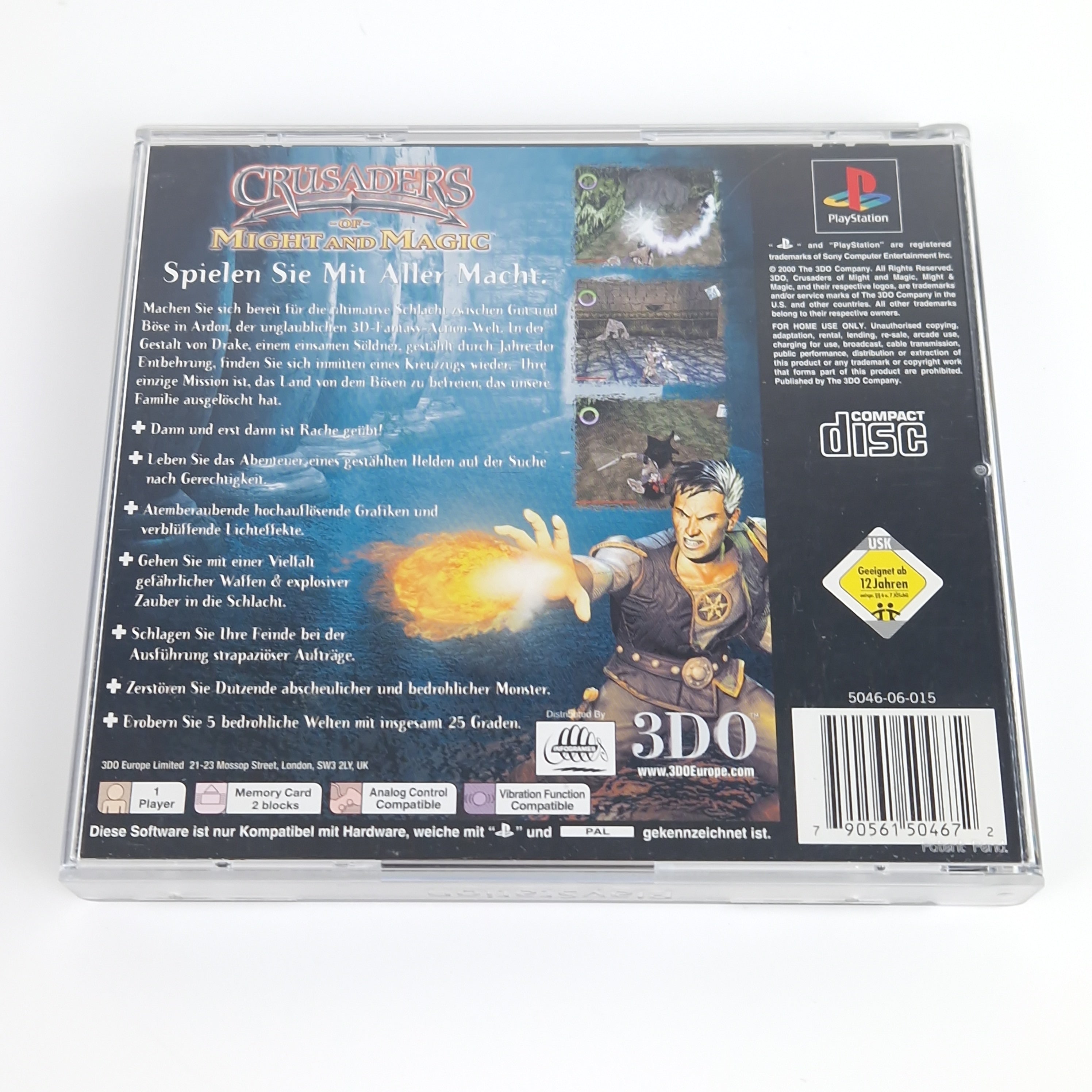 Playstation 1 Spiel – Crusaders of Might and Magic OVP