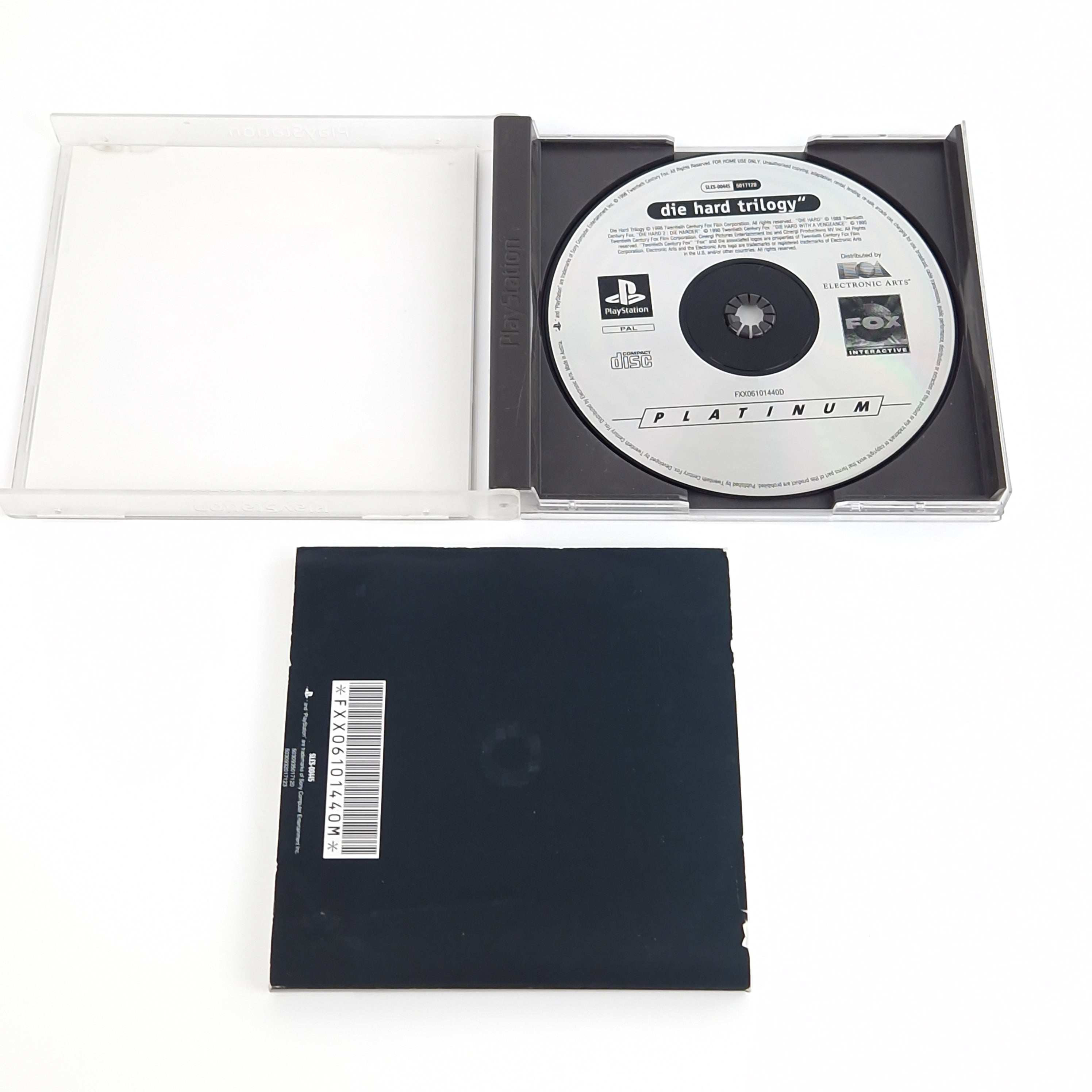 Playstation 1 Spiel – Die Hard Trilogy PS1 Platinum OVP PAL