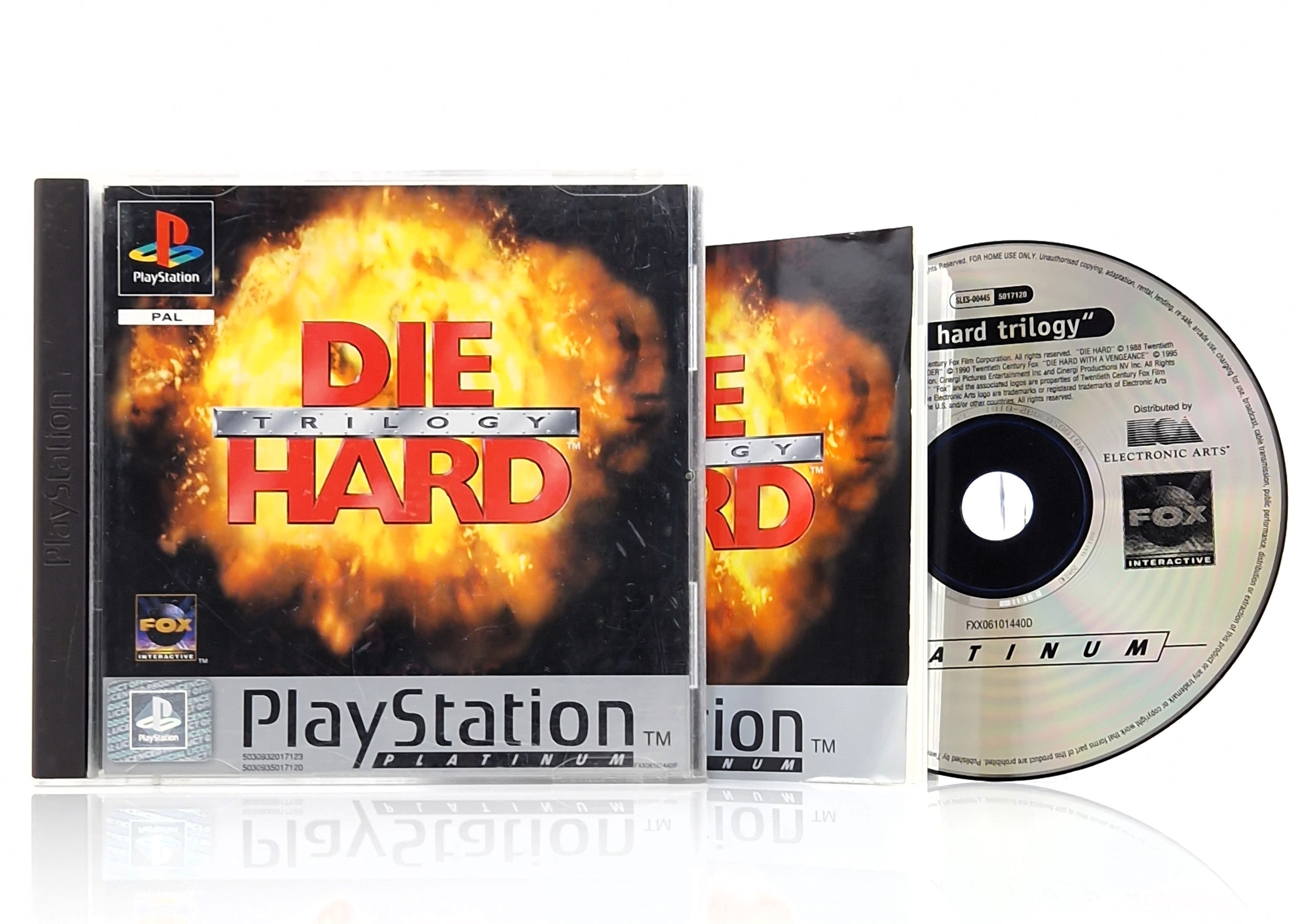 Playstation 1 Spiel – Die Hard Trilogy PS1 Platinum OVP PAL