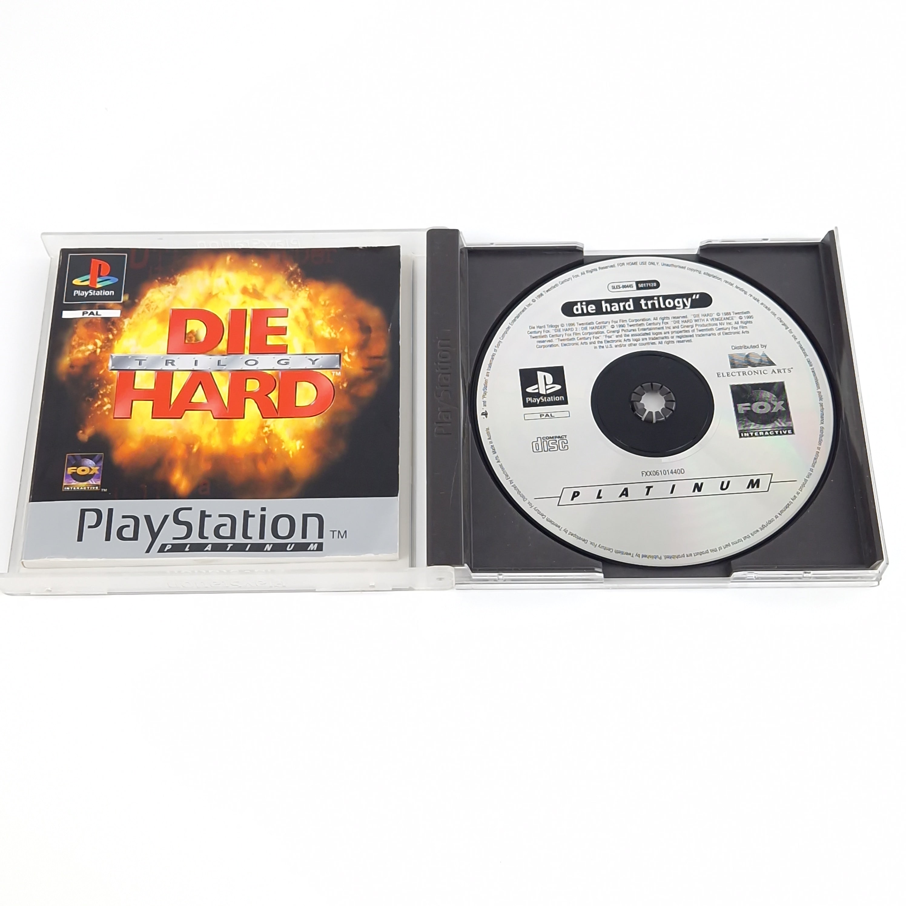 Playstation 1 Spiel – Die Hard Trilogy PS1 Platinum OVP PAL