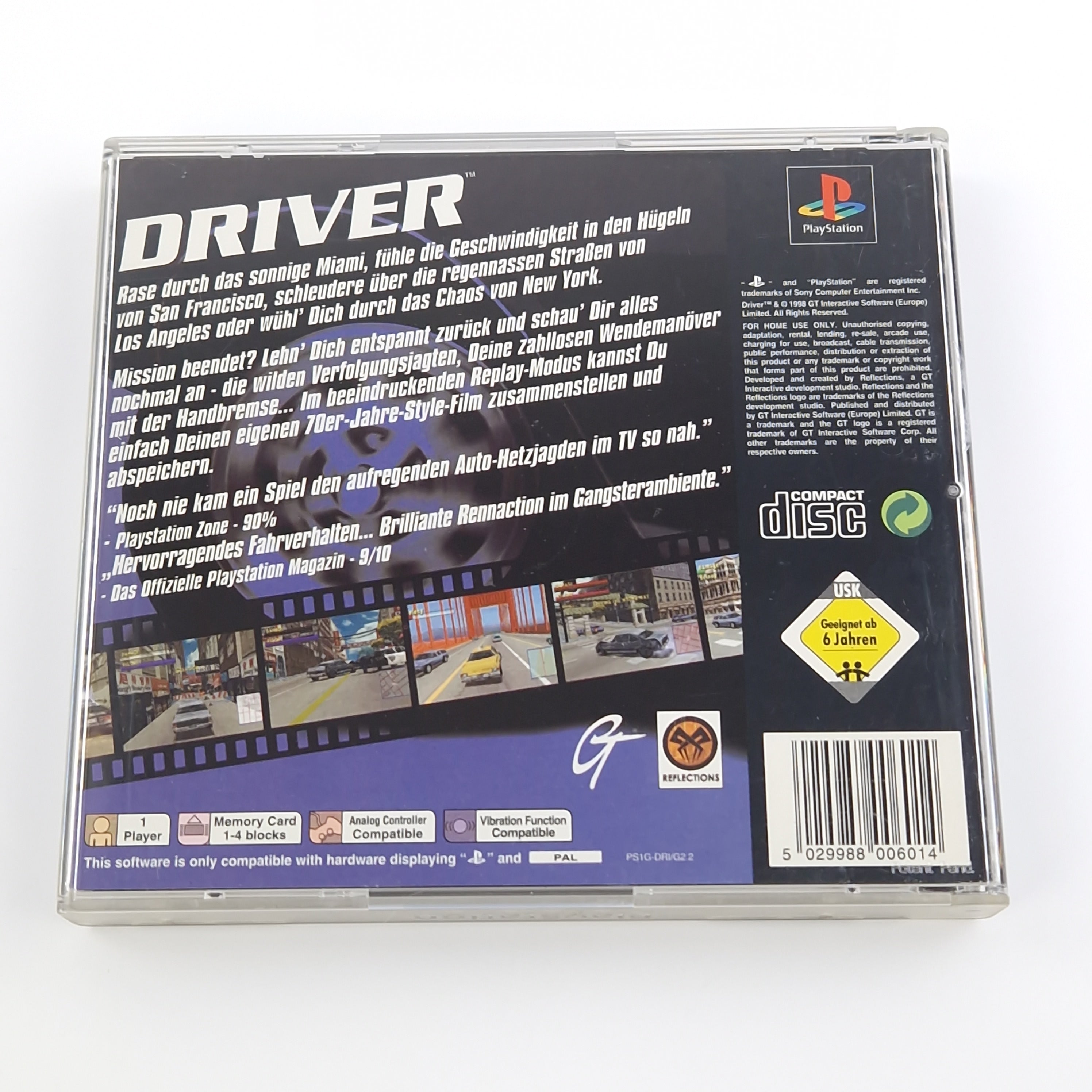 Playstation 1 Spiel – Driver (PS1 OVP PAL)
