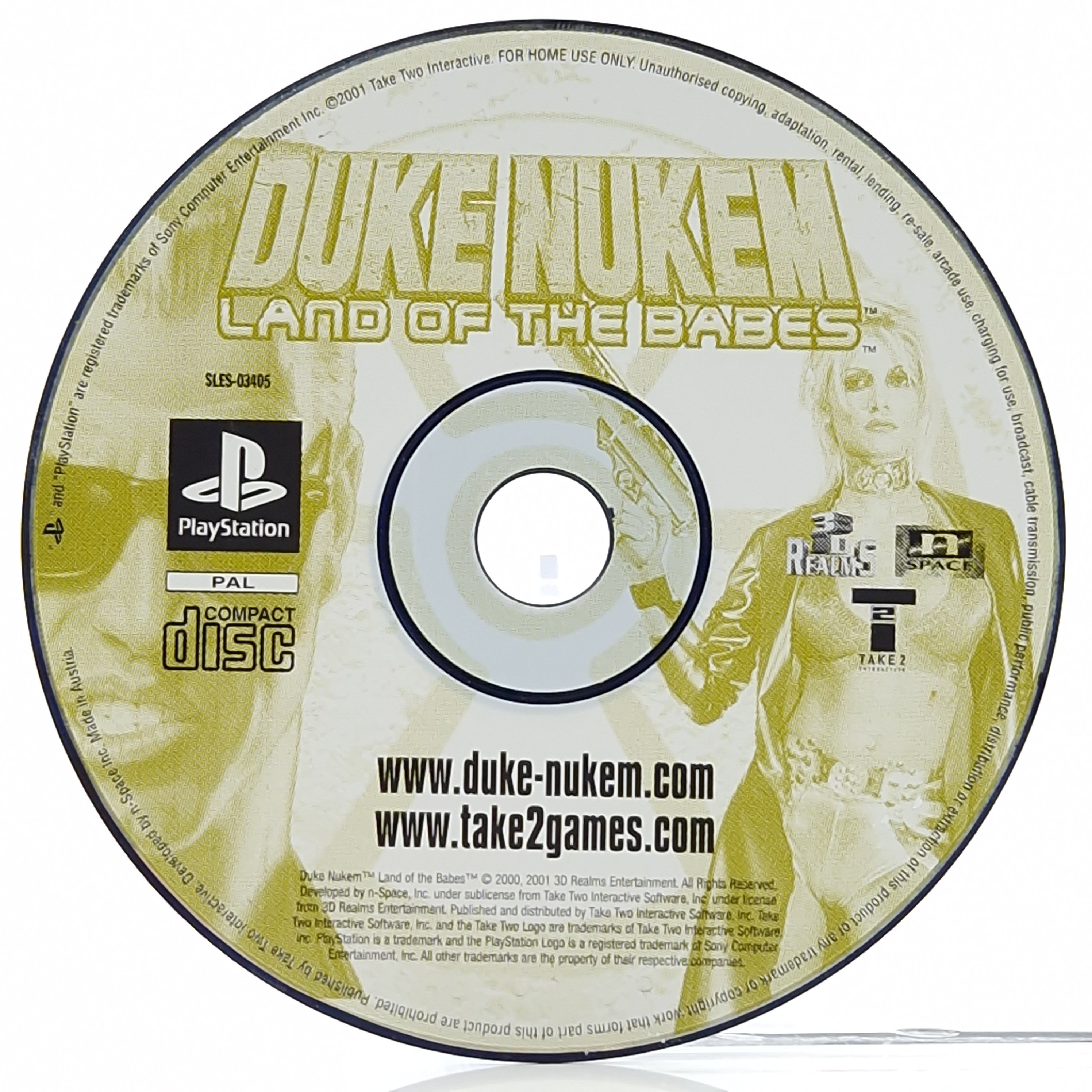PlayStation 1 Spiel – Duke Nukem Land of the Babes lose PAL