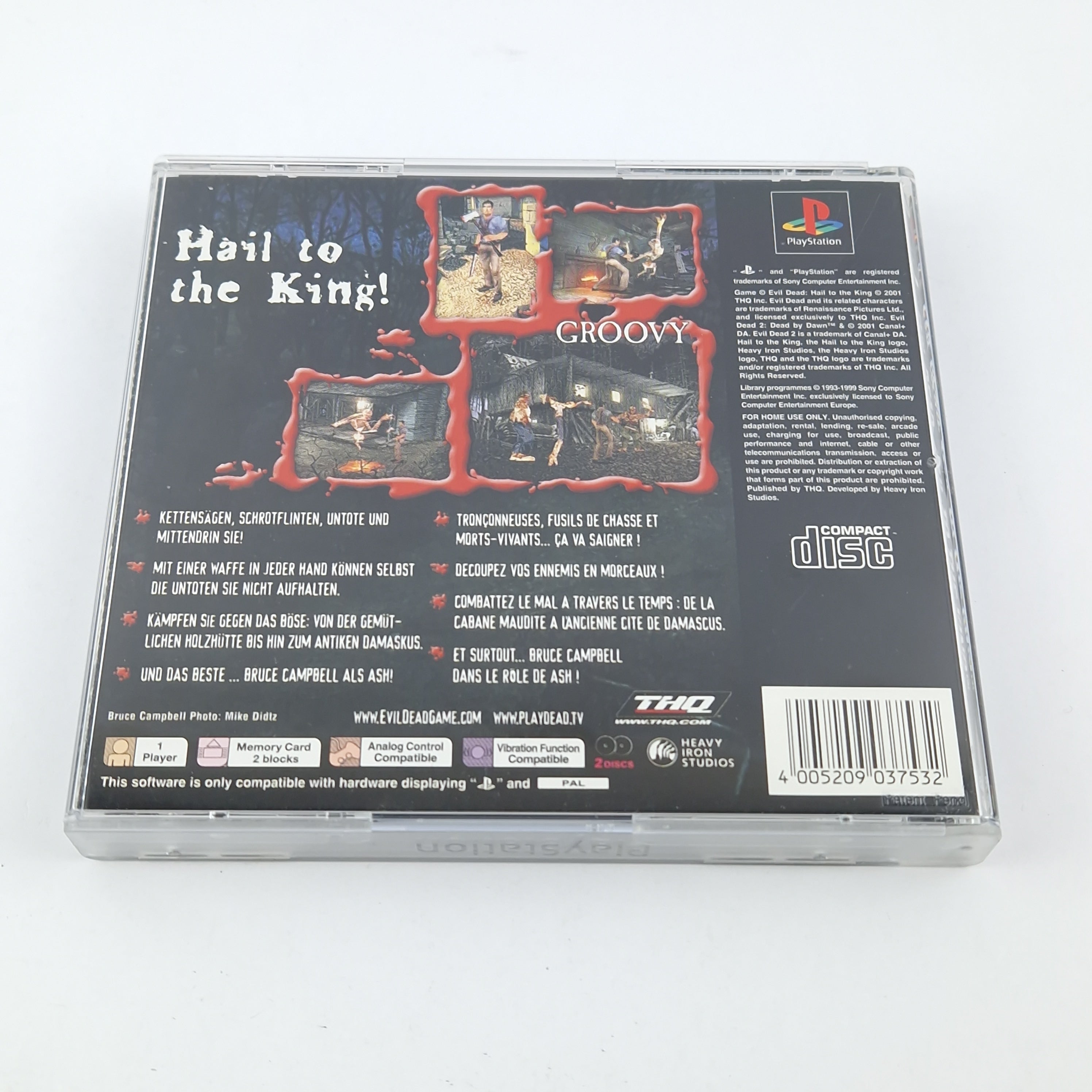 Playstation 1 Spiel – Evil Dead Hail to the King OVP PS1