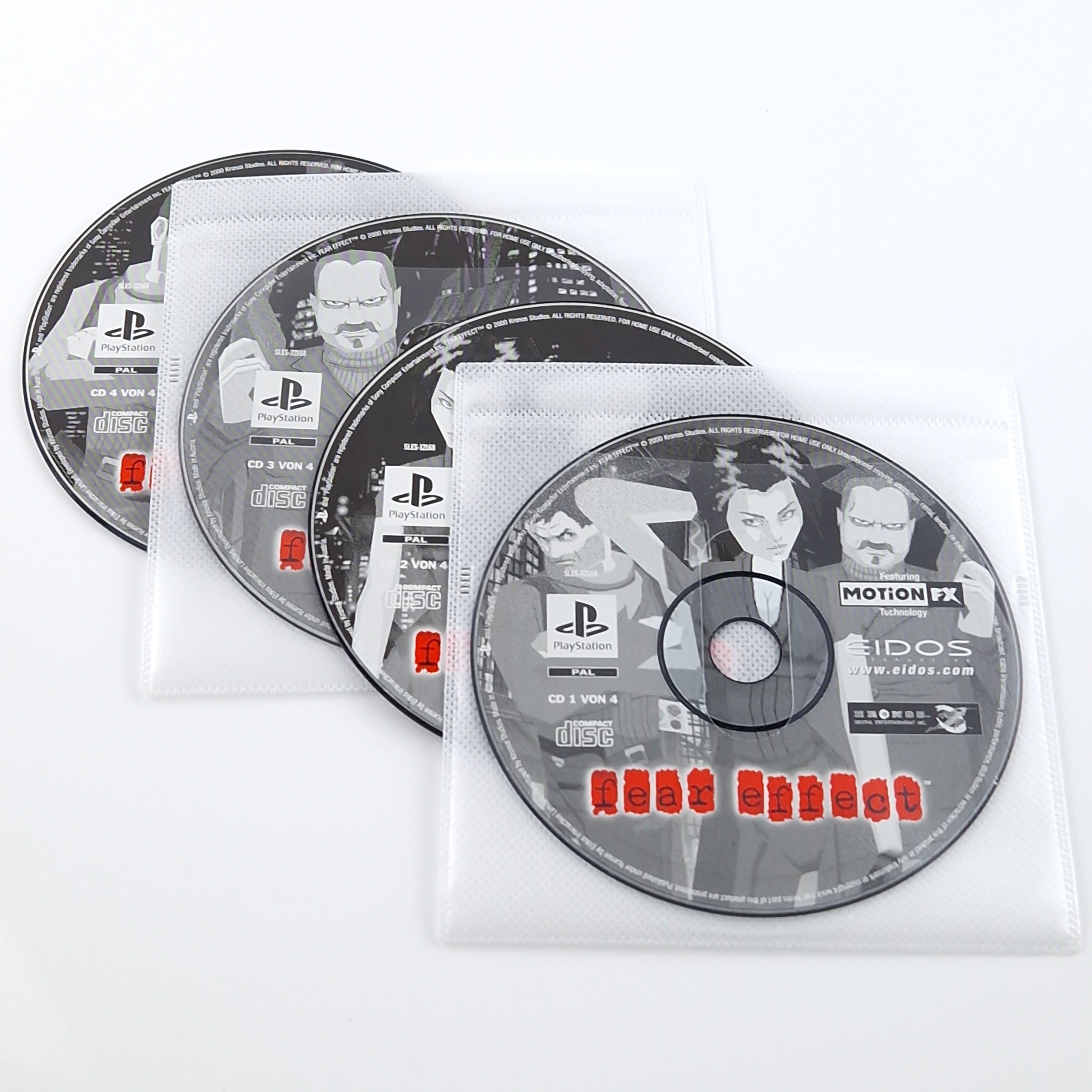 PlayStation 1 Spiel – Fear Effect (PS1 lose CDs)
