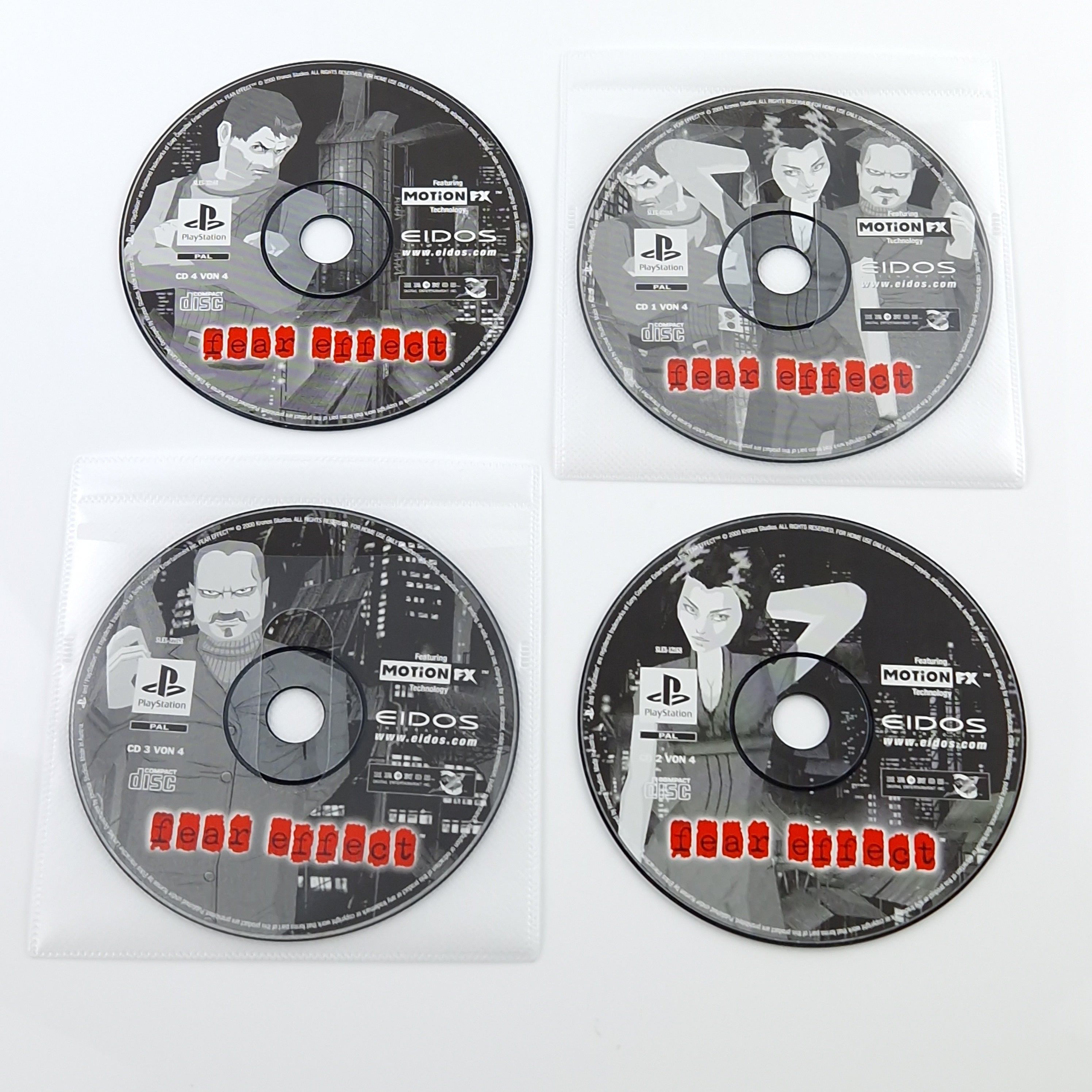 PlayStation 1 Spiel – Fear Effect (PS1 lose CDs)