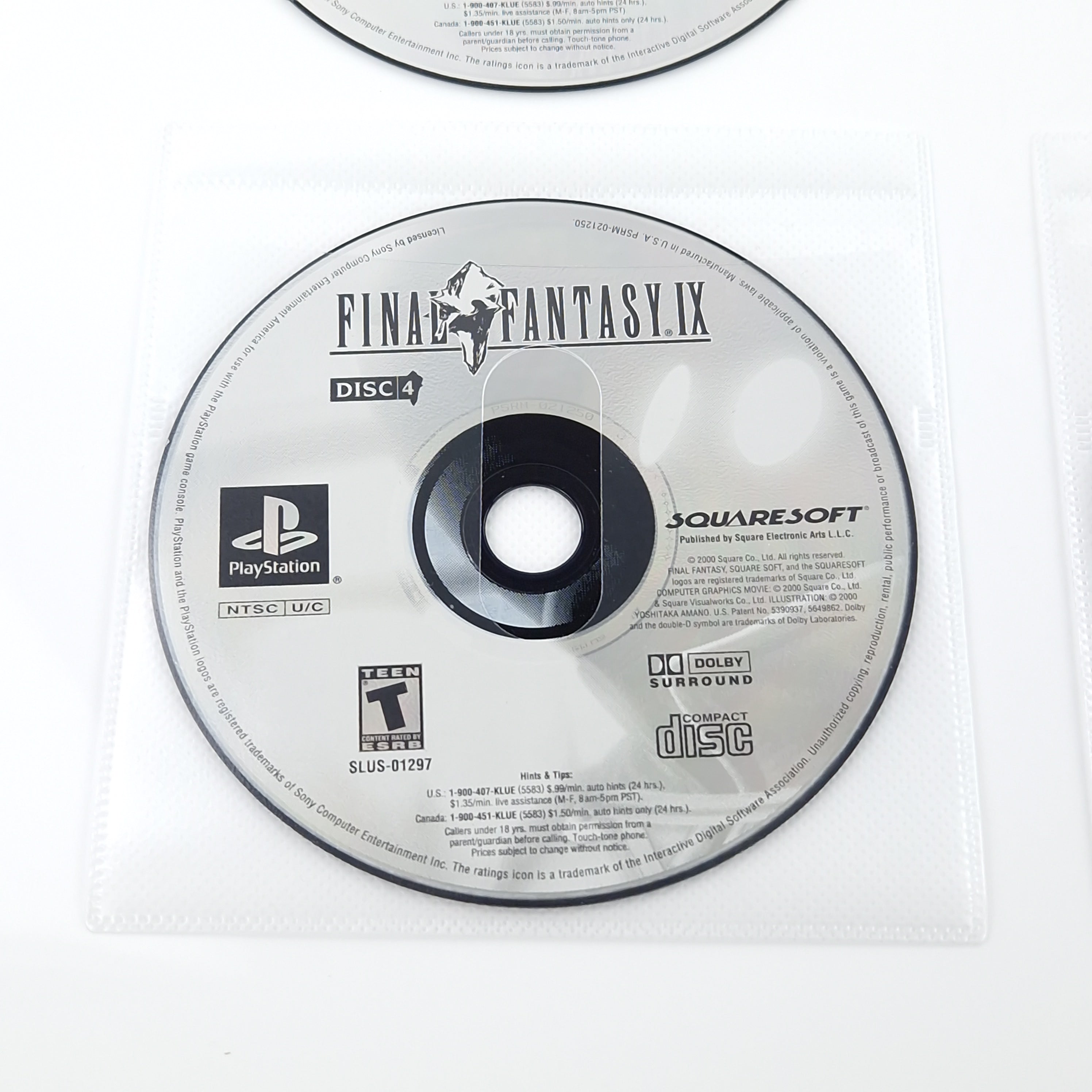 PlayStation 1 Spiel – Final Fantasy IX (NTSC-U/C)