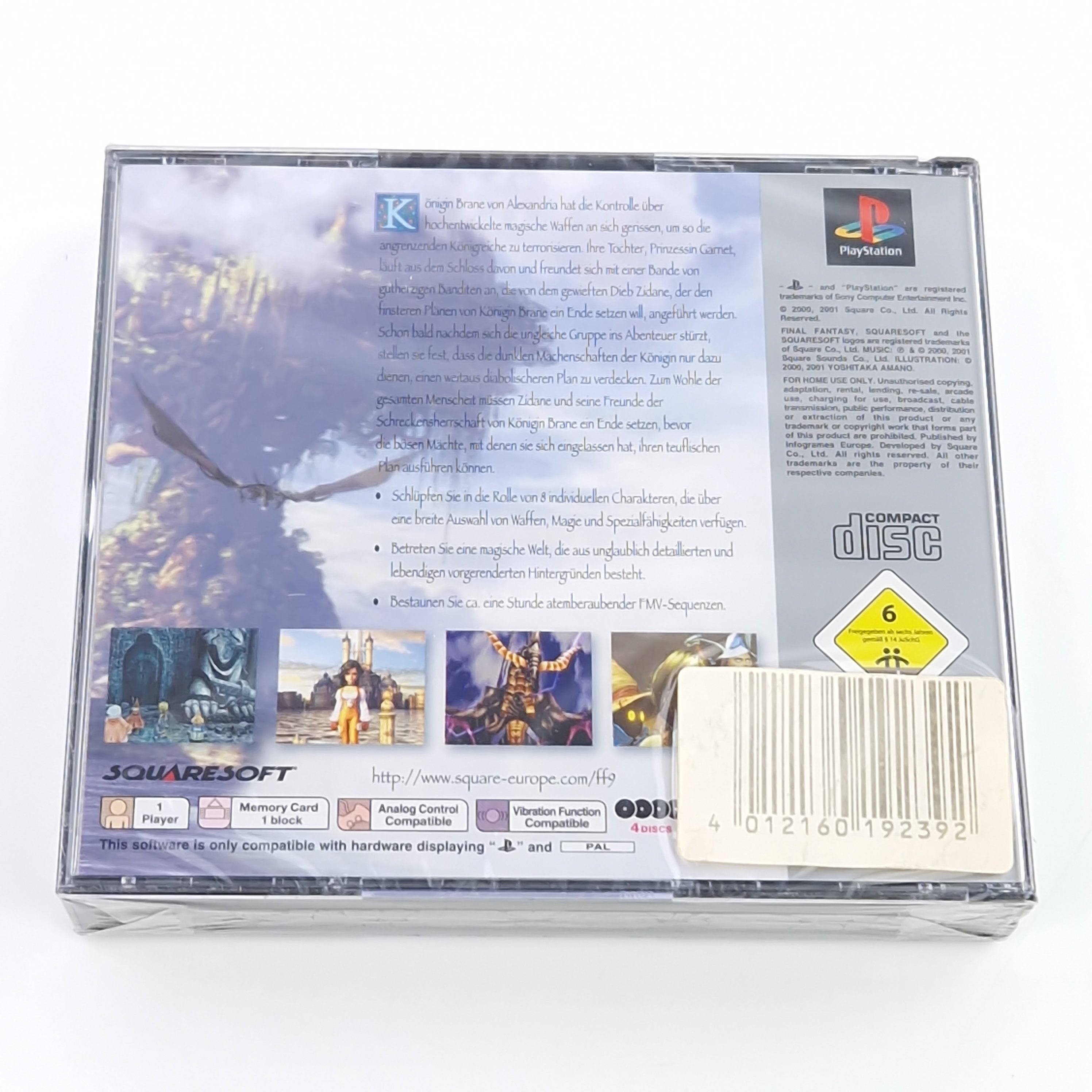 Playstation 1 Spiel – Final Fantasy IX (OVP Neu)