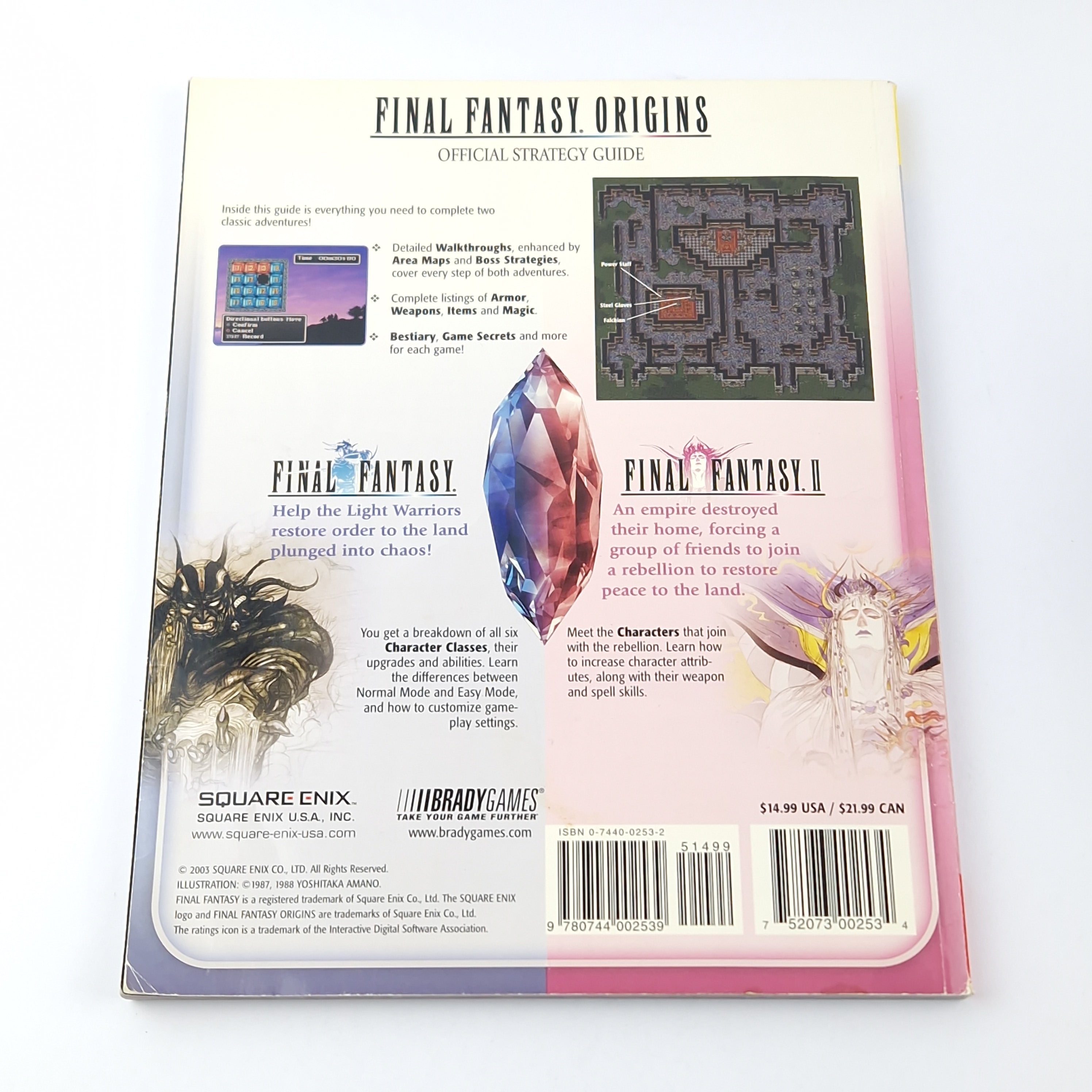 Playstation 1 Spiel – Final Fantasy Origins Neu Acryl Case