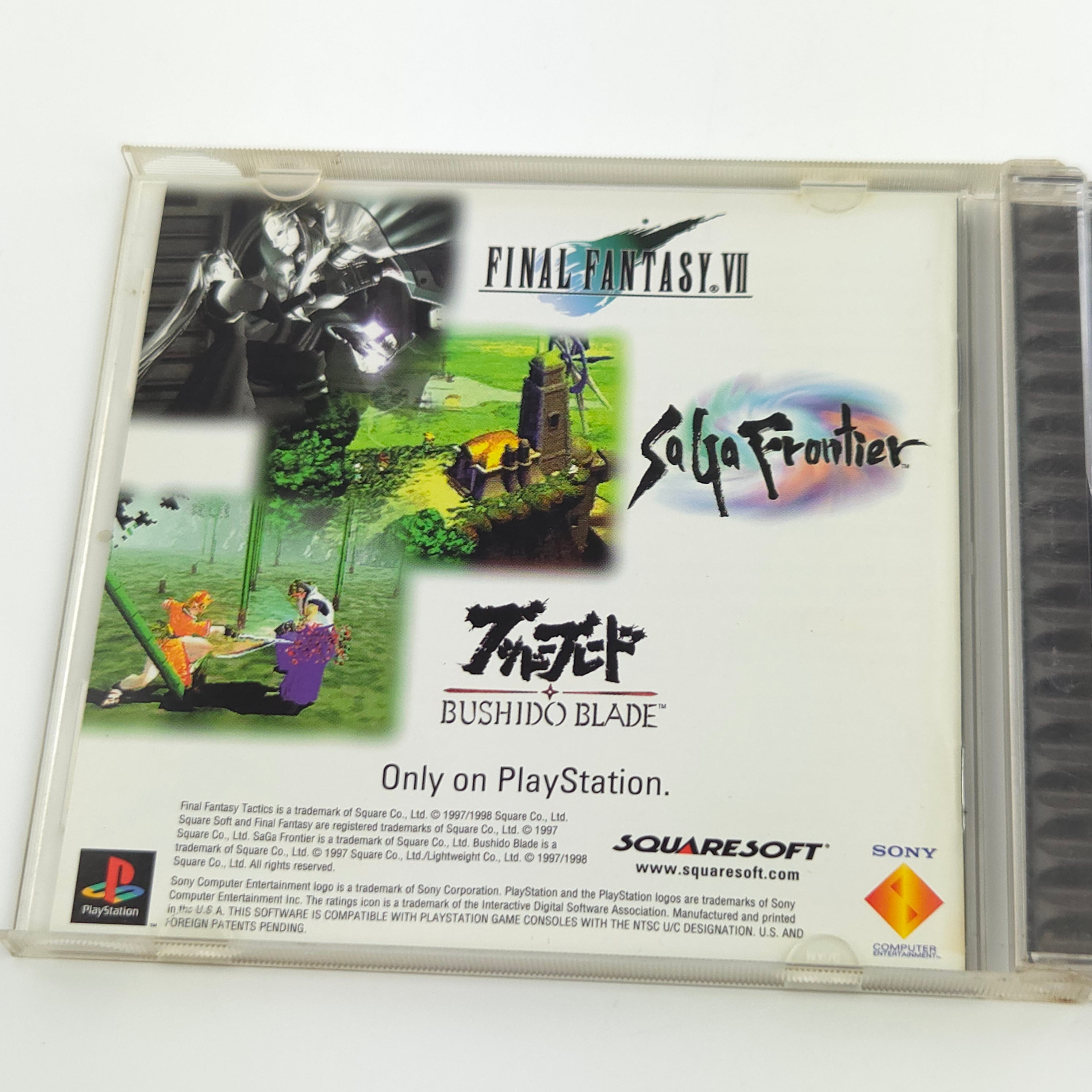 Playstation 1 Spiel – Final Fantasy Tactics (NTSC OVP)