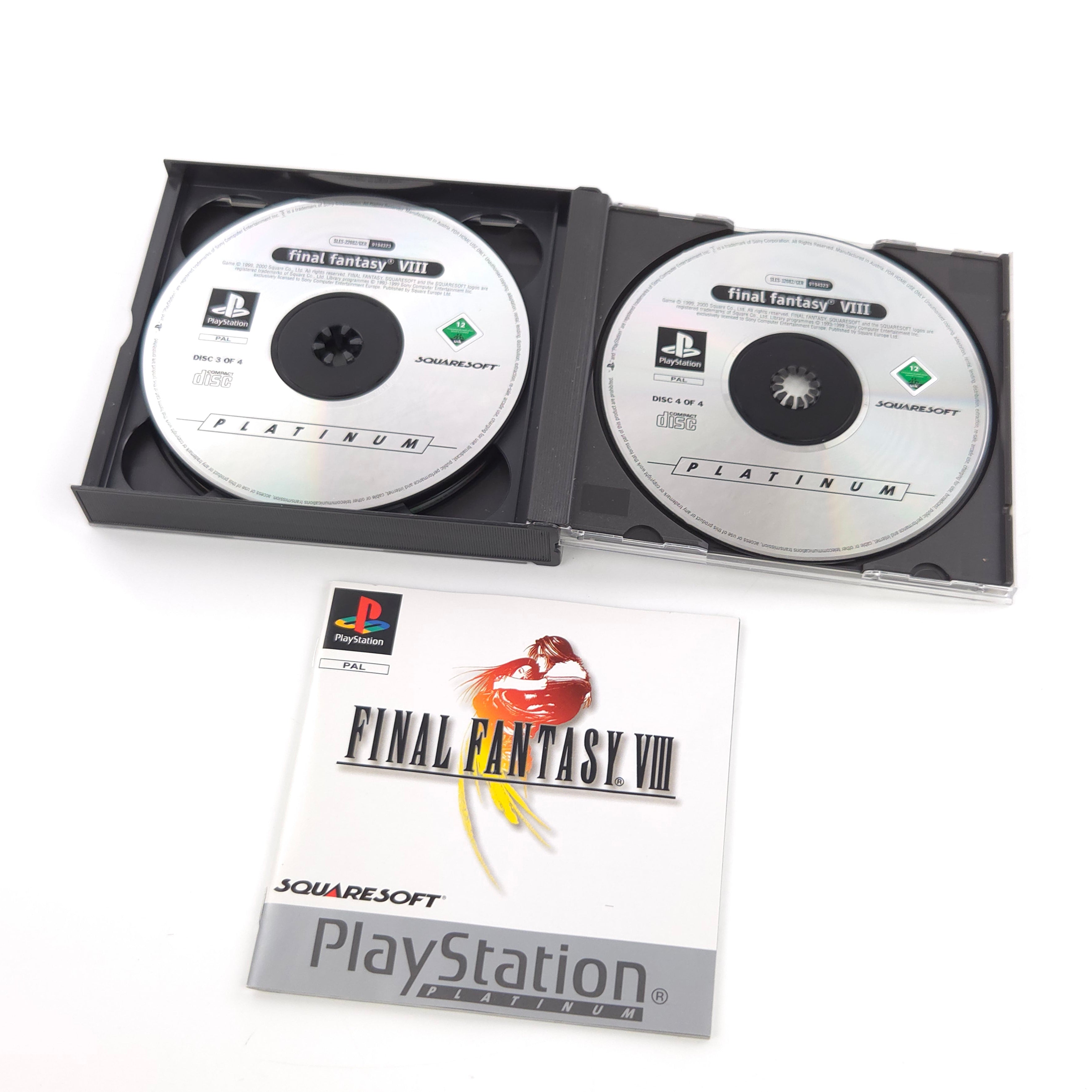 Playstation 1 Spiel – Final Fantasy VIII OVP Anleitung