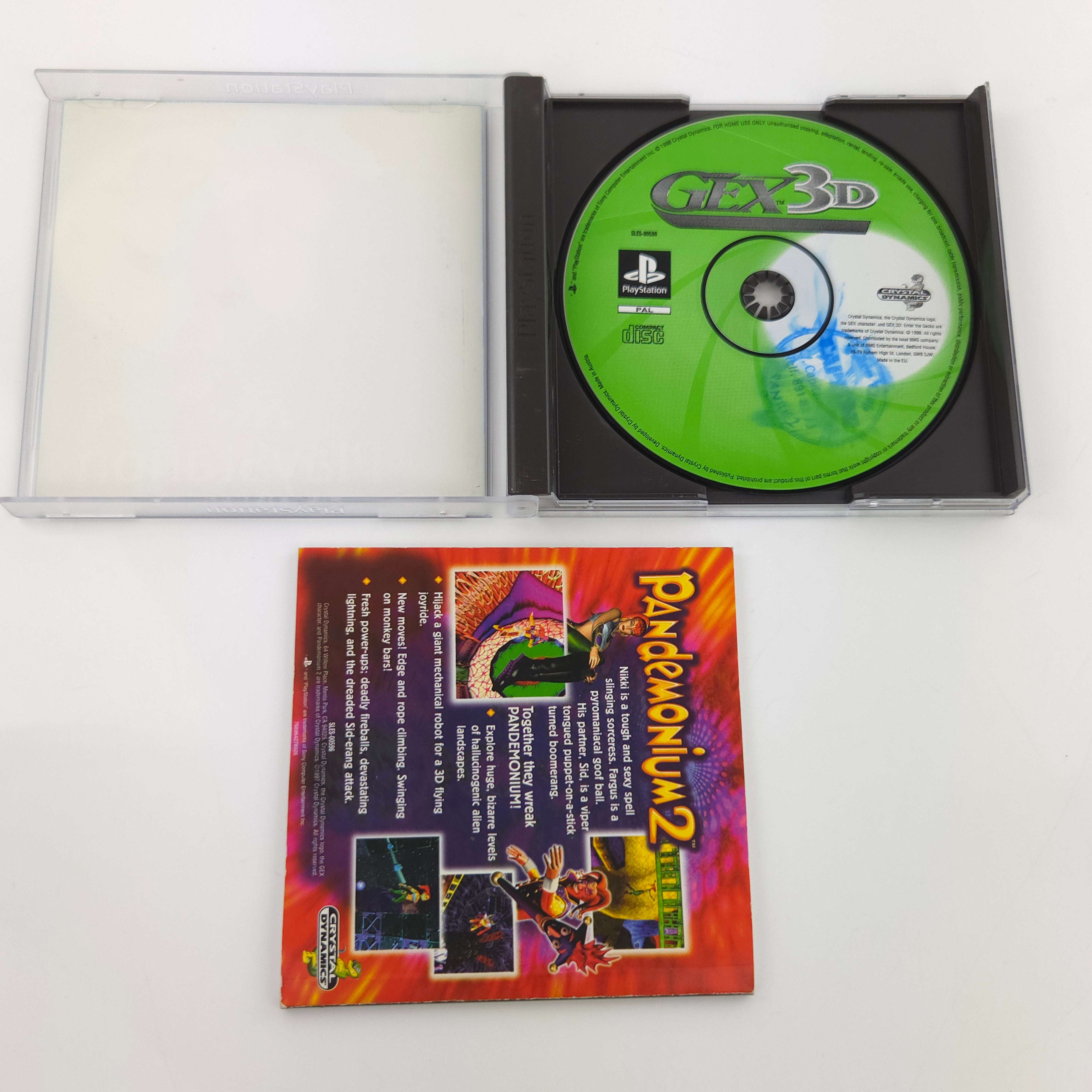 Playstation 1 Spiel – Gex 3D Return of the Gecko OVP