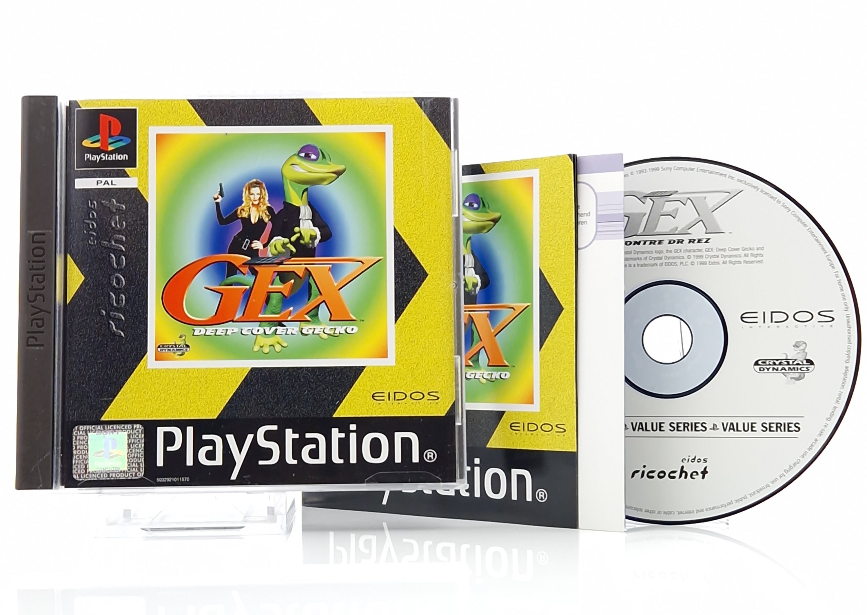 Playstation 1 Spiel – GEX Deep Cover Gecko OVP PS1