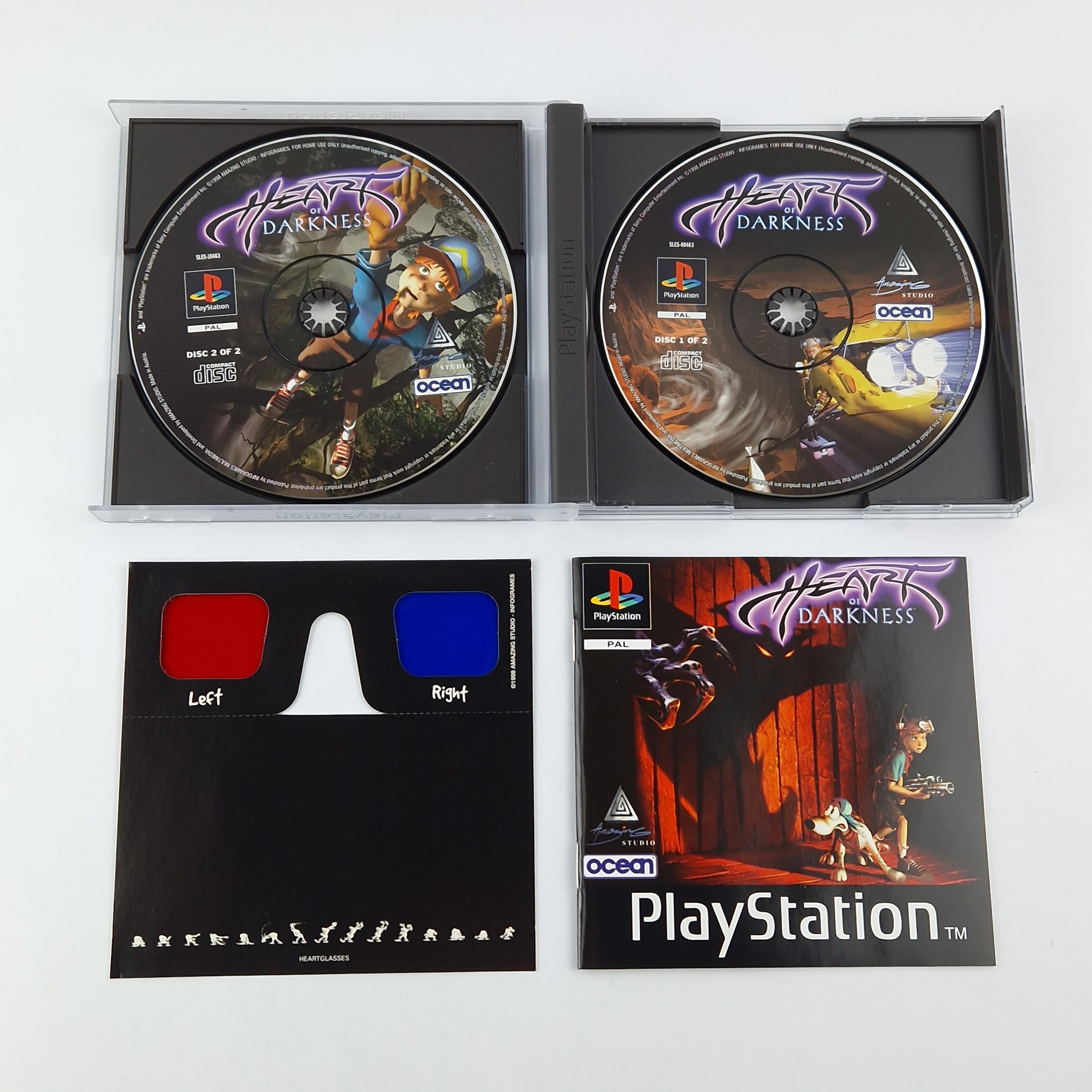 Playstation 1 Spiel – Heart of Darkness OVP PAL