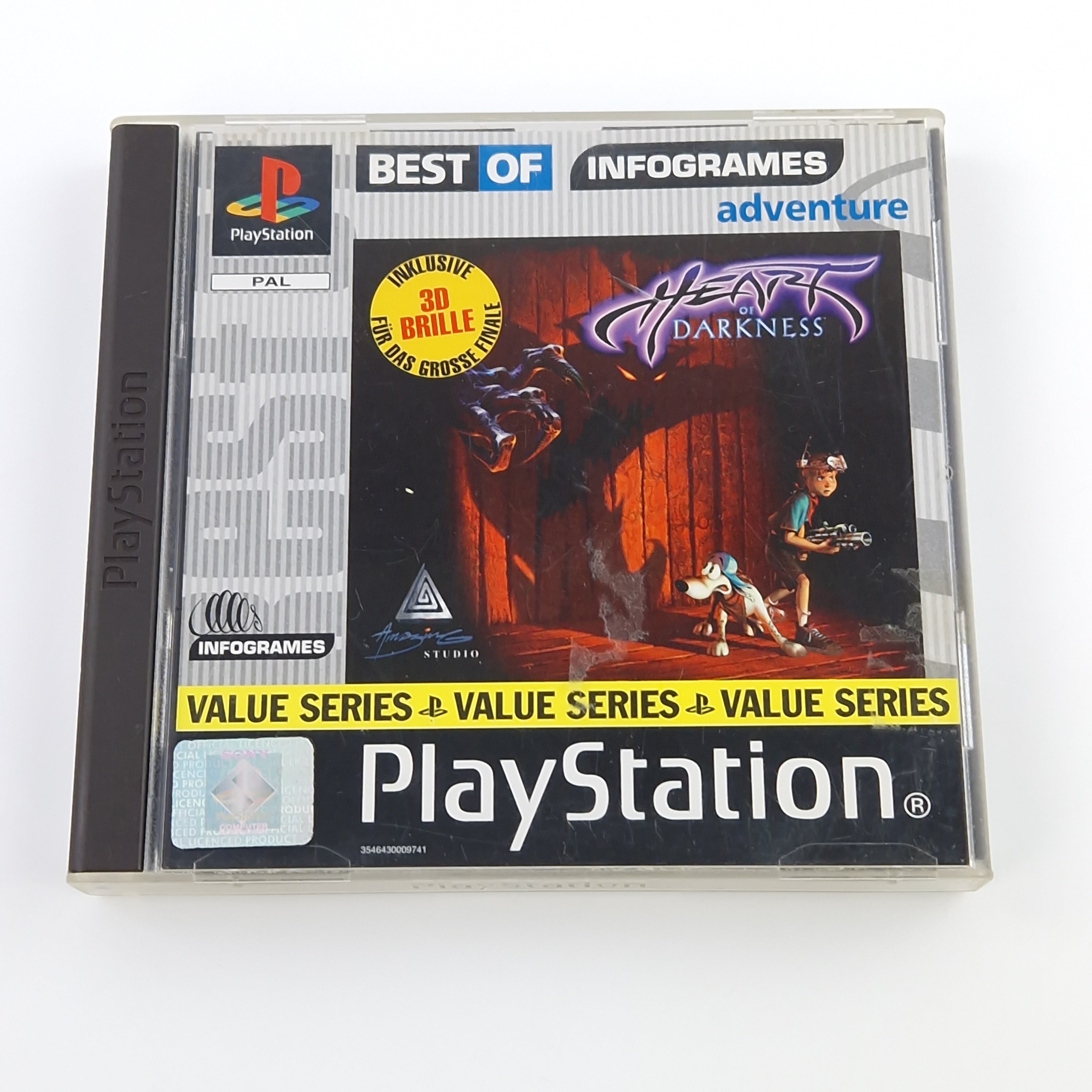 Playstation 1 Spiel – Heart of Darkness (PS1 OVP)