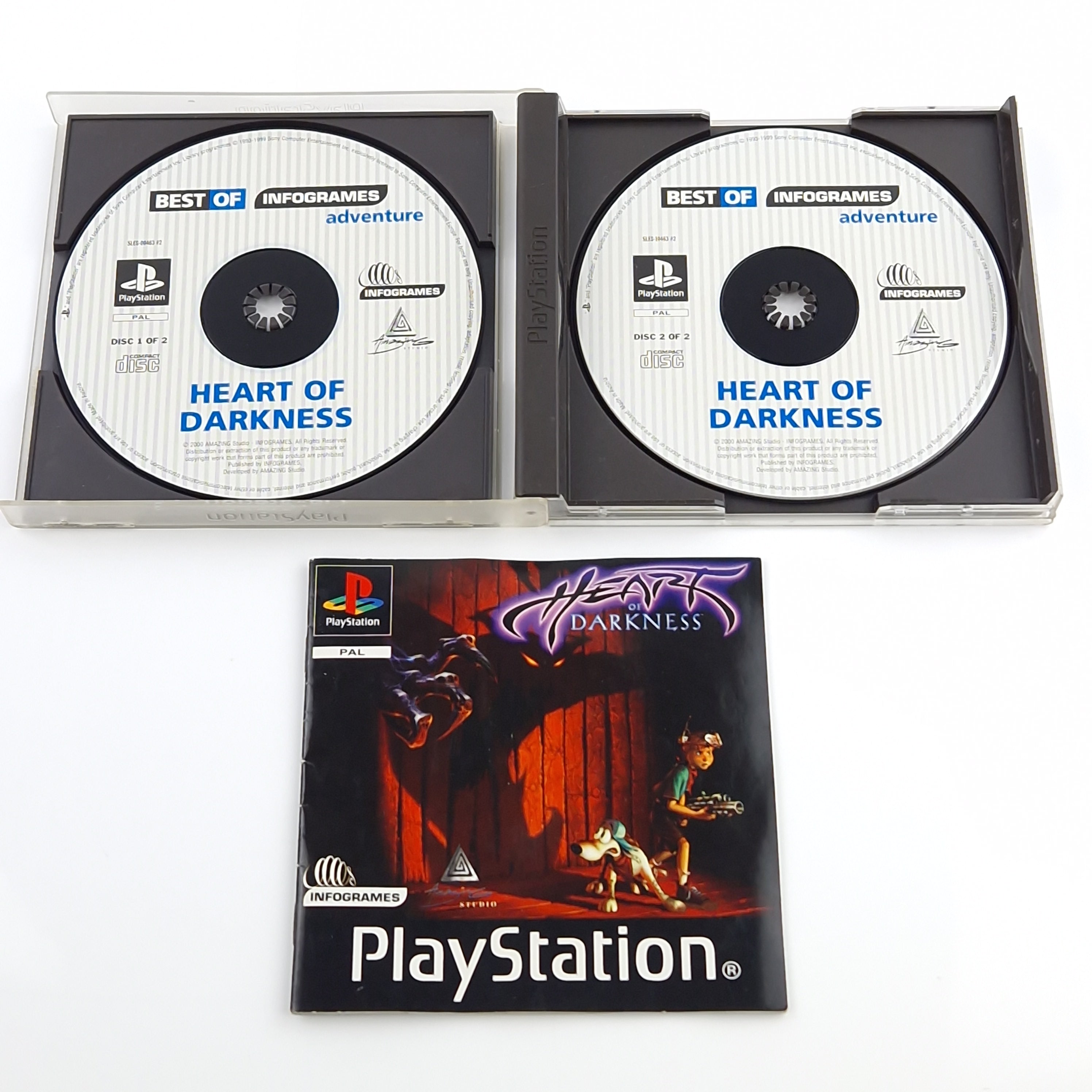 Playstation 1 Spiel – Heart of Darkness (PS1 OVP)