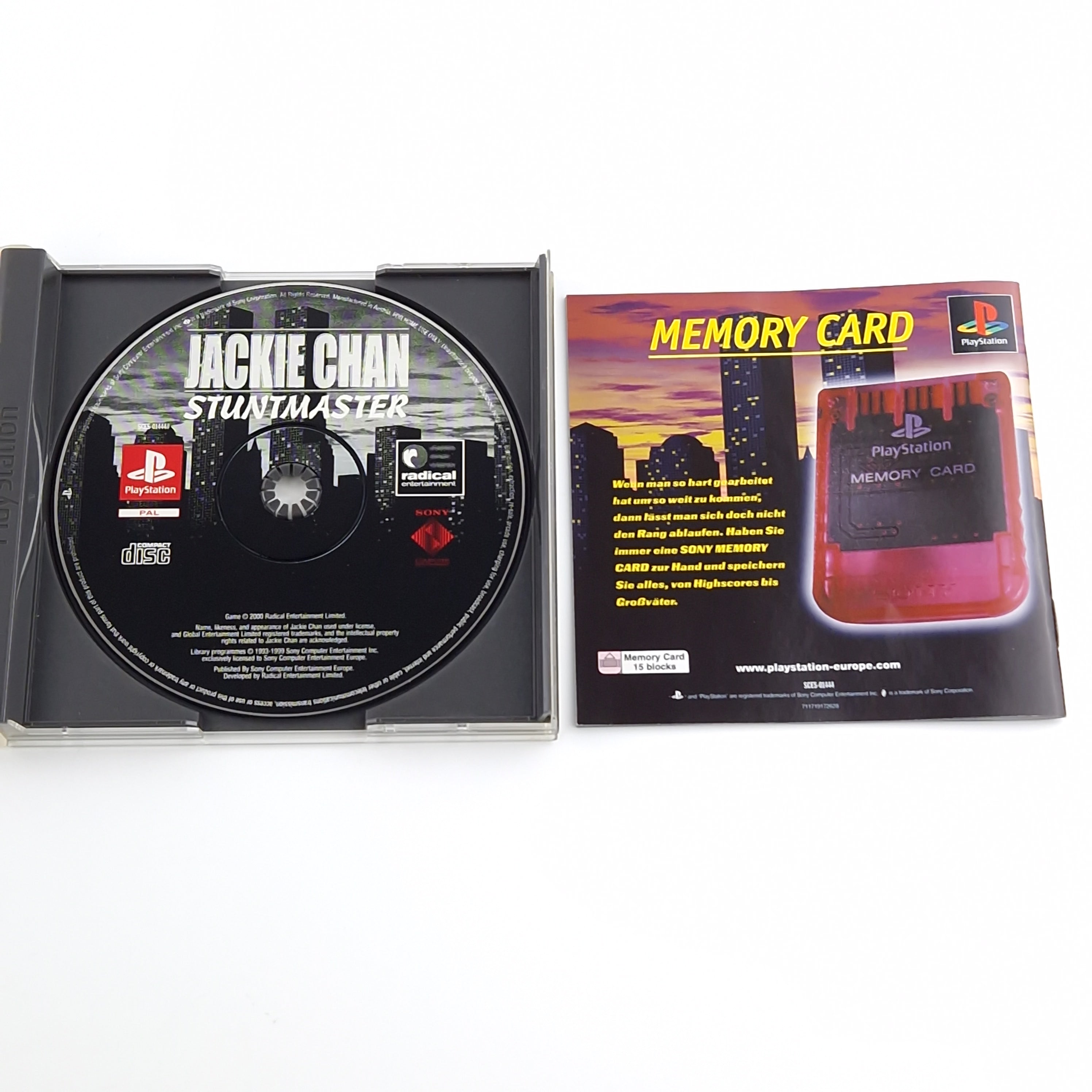 Playstation 1 Spiel – Jackie Chan Stuntmaster PS1 OVP PAL