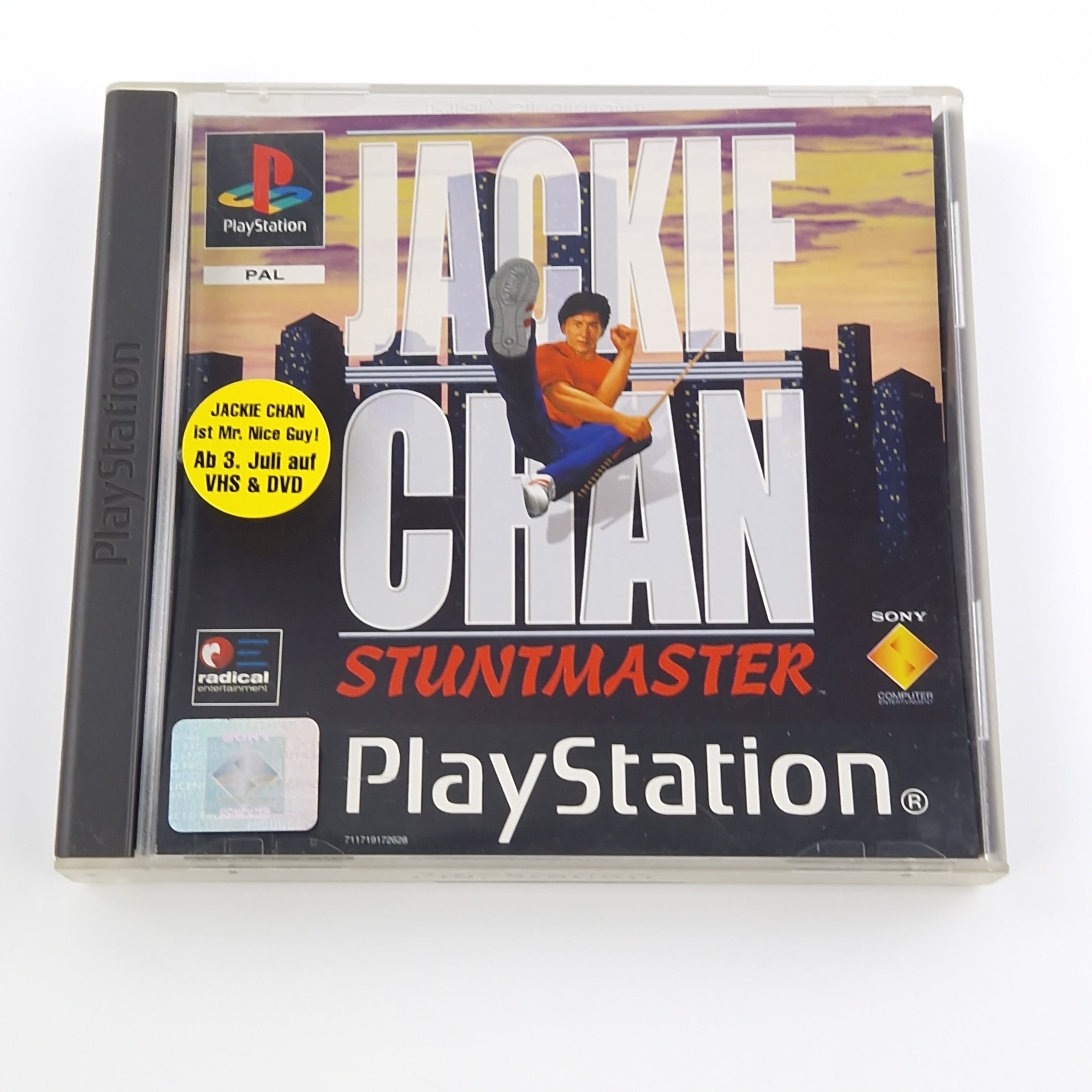 Playstation 1 Spiel – Jackie Chan Stuntmaster PS1 OVP PAL