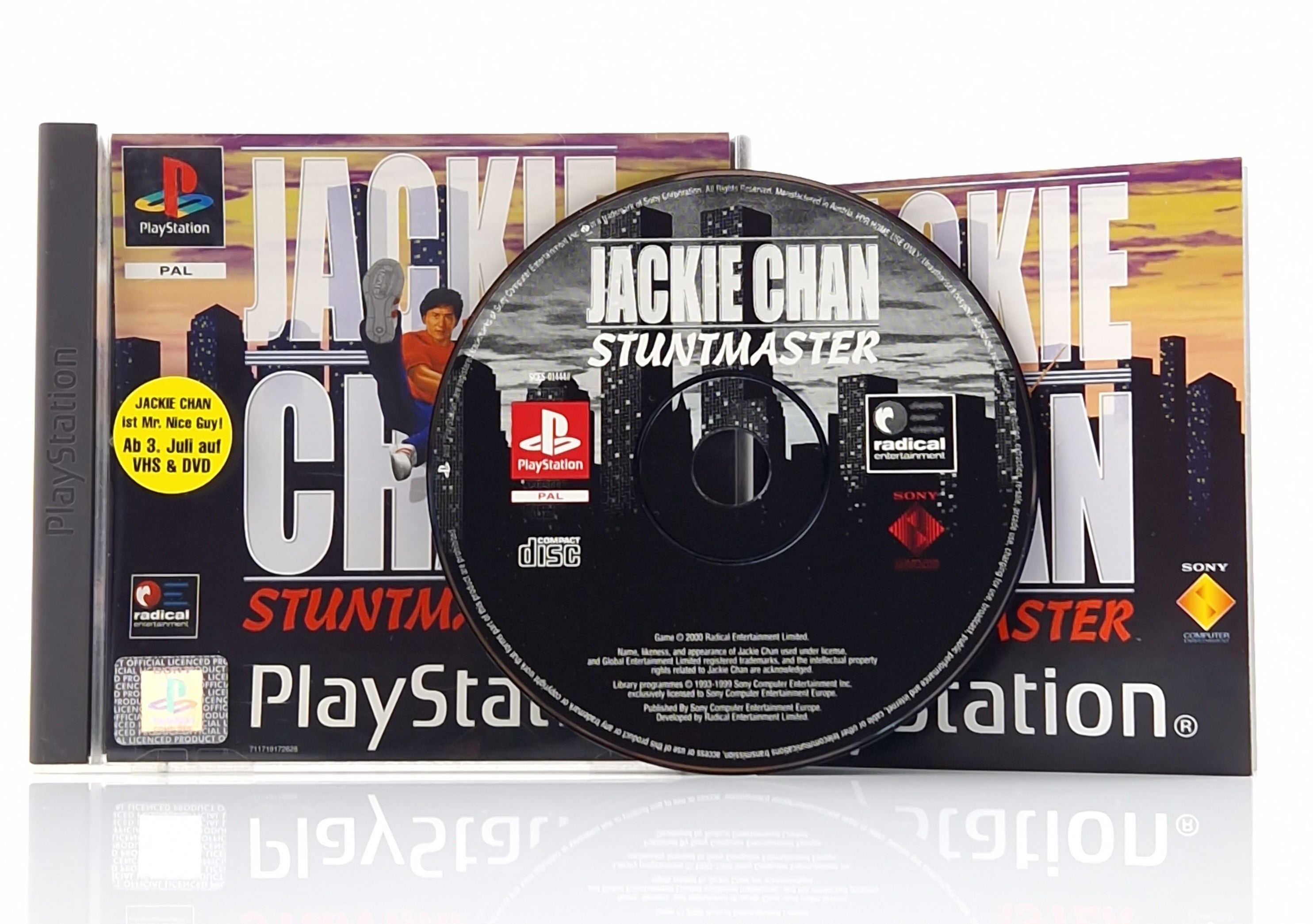 Playstation 1 Spiel – Jackie Chan Stuntmaster PS1 OVP PAL